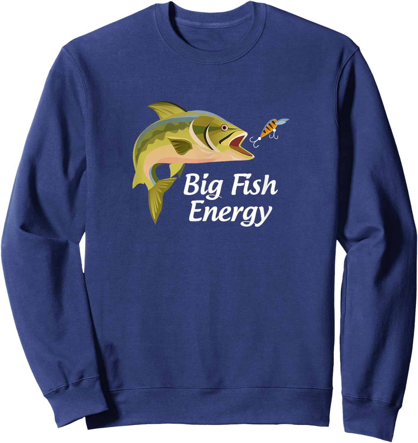 Big Fish Energy Sweatshirt - Sweatshirt | Navy