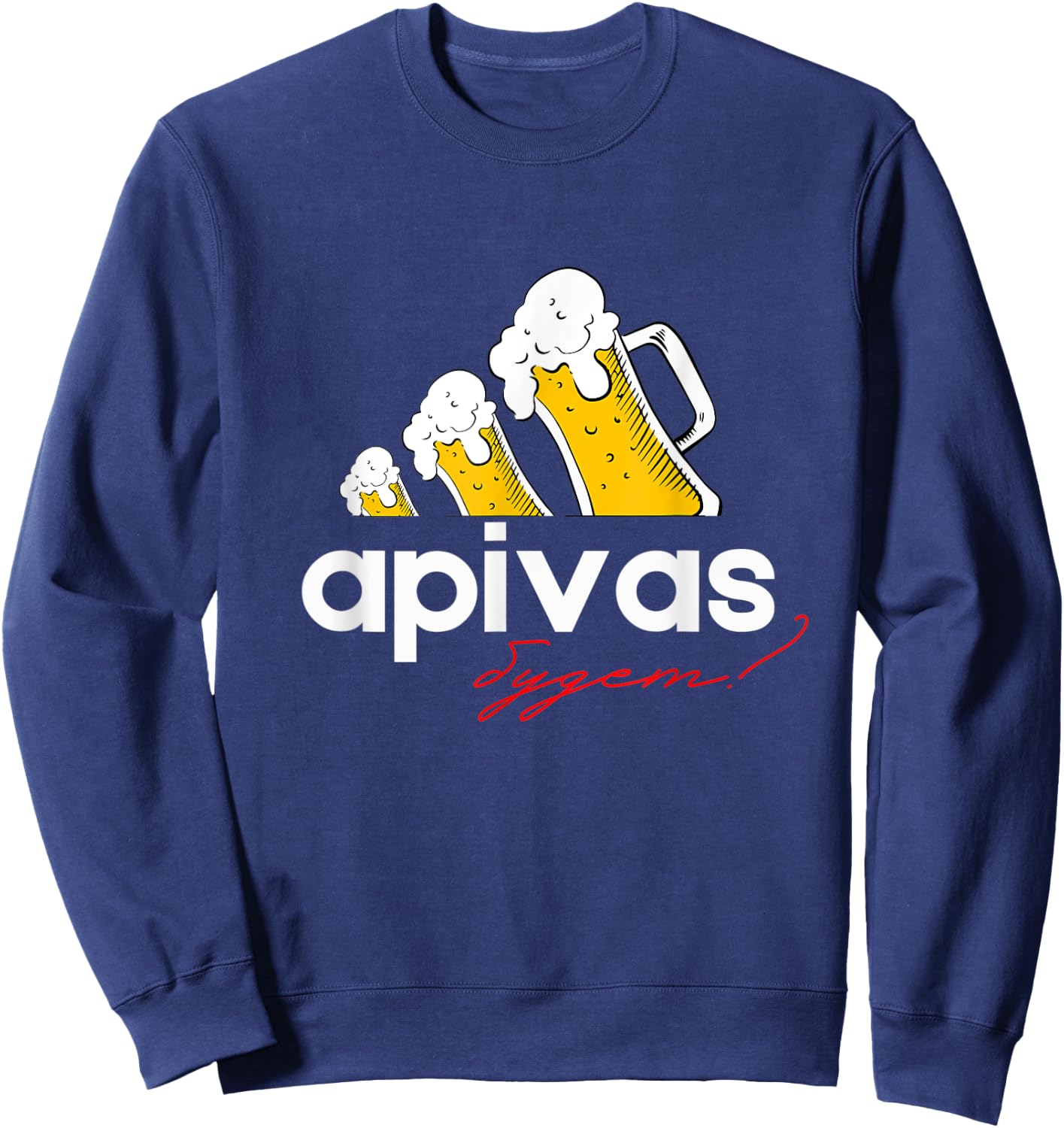 APIVAS Budet Funny Russian Sweatshirt - Sweatshirt | Navy
