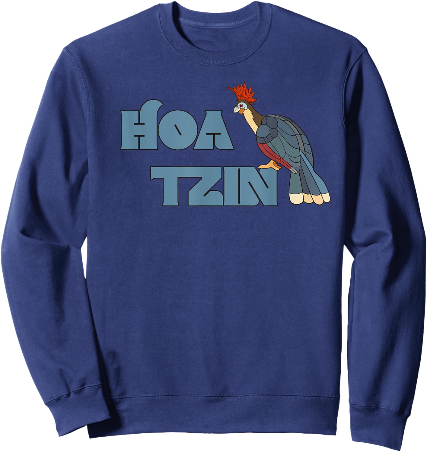 Hoatzin Bird Hoactzin Opisthocomus hoazin Sweatshirt - Sweatshirt | Navy