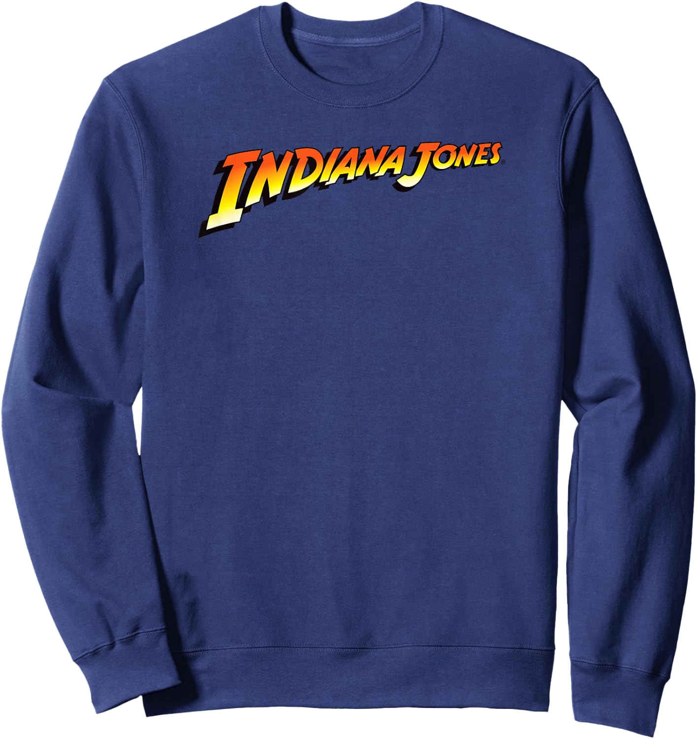 Indiana Jones Raiders Of The Lost Ark Indiana Jones Logo Sweatshirt - Sweatshirt | Navy