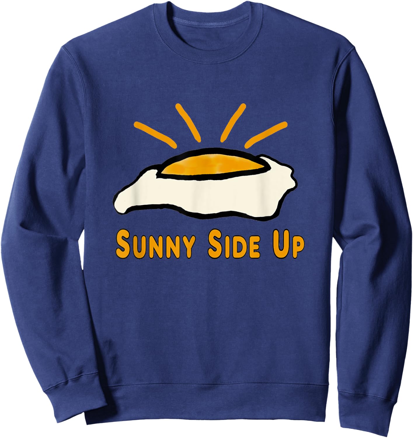 Fried Egg - Sunny Side Up Sweatshirt - Sweatshirt | Navy