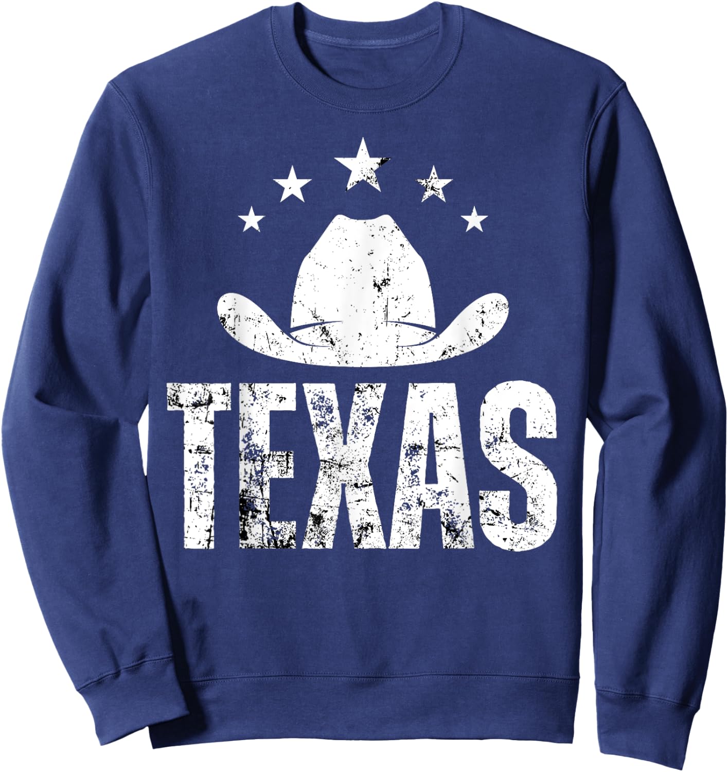 Vintage Texas Cowboys Western Souvenir Sweatshirt - Sweatshirt | Navy