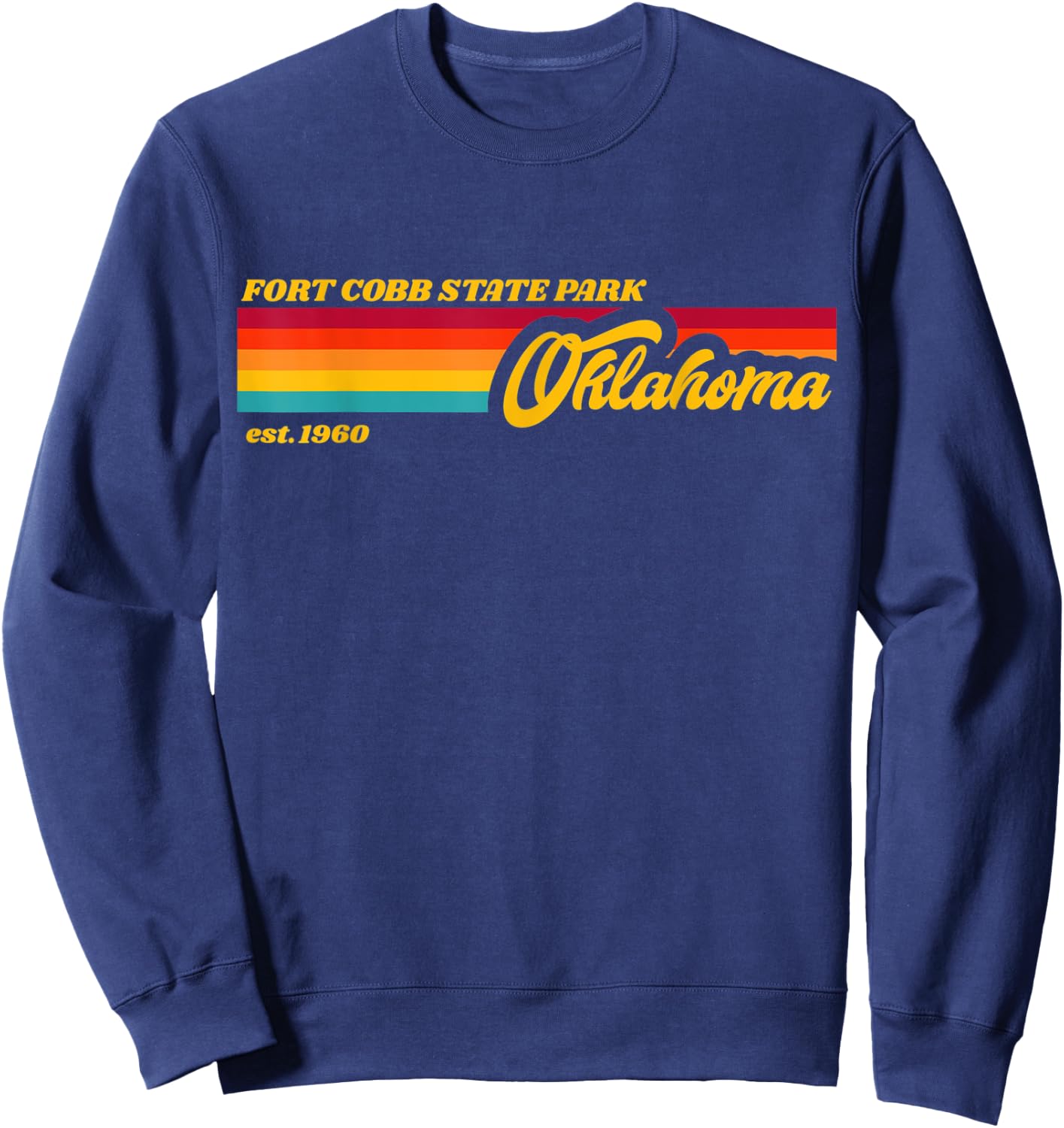 Oklahoma FORT COBB State Park Sweatshirt - Sweatshirt | Navy