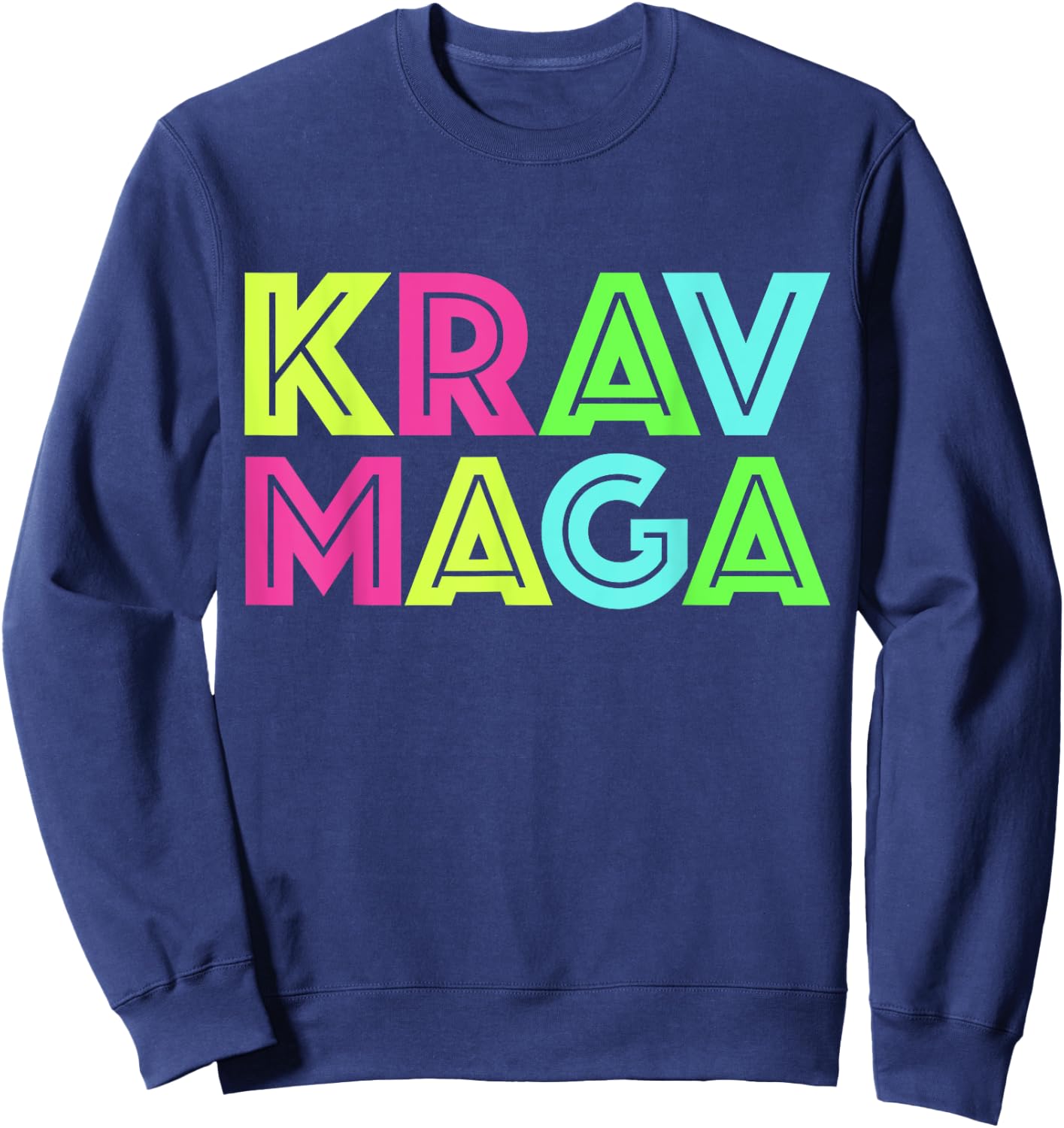 Krav Maga Apparel Israeli Self Defense System Krav Maga Sweatshirt - Sweatshirt | Navy