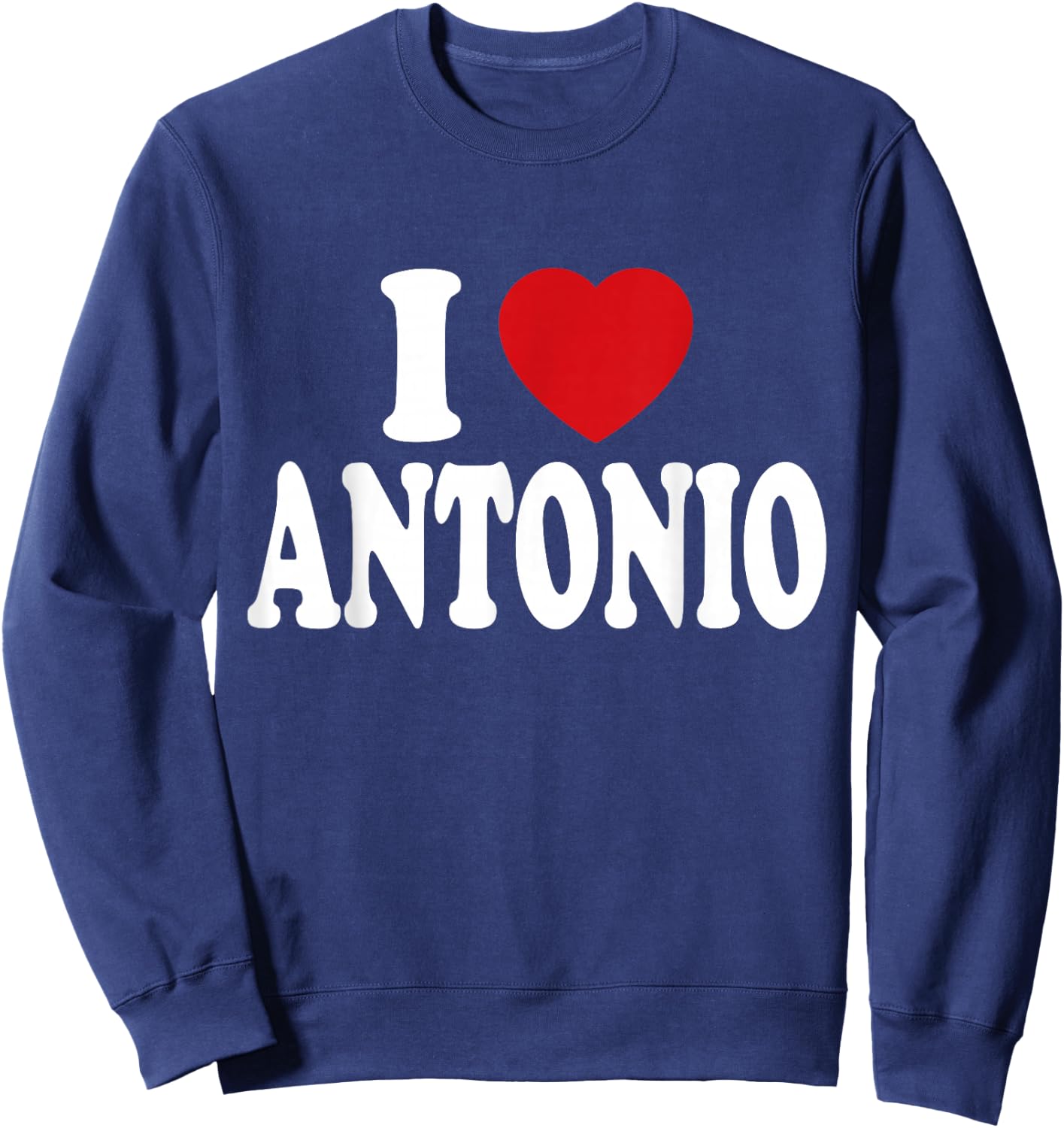 I Heart Love Antonio Sweatshirt - Sweatshirt | Navy