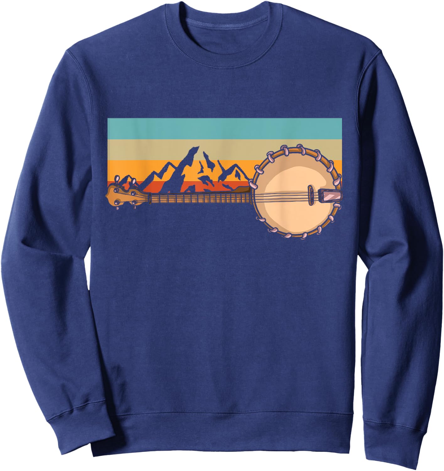 Banjo Bluebird Tennesse Mandolin Bluegrass Sweatshirt - Sweatshirt | Navy