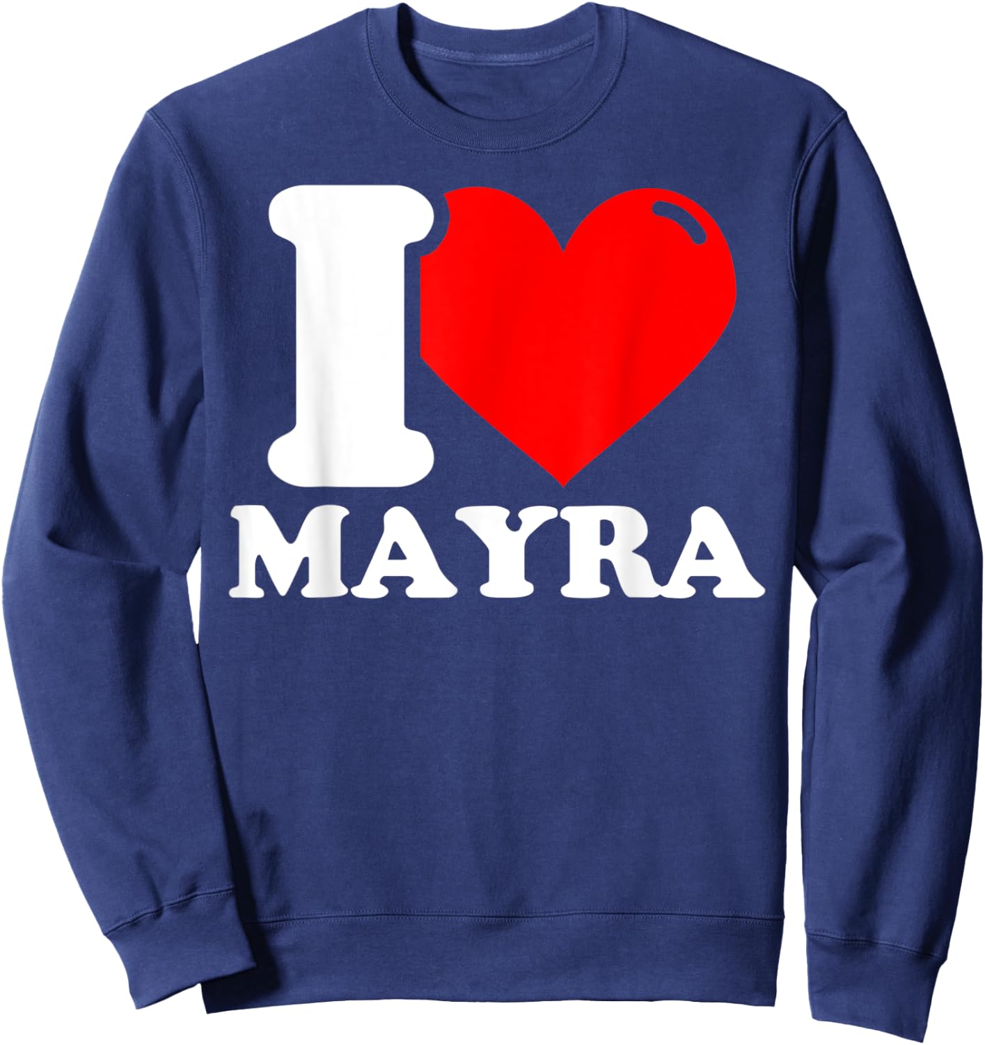 I love Mayra Sweatshirt - Sweatshirt | Navy