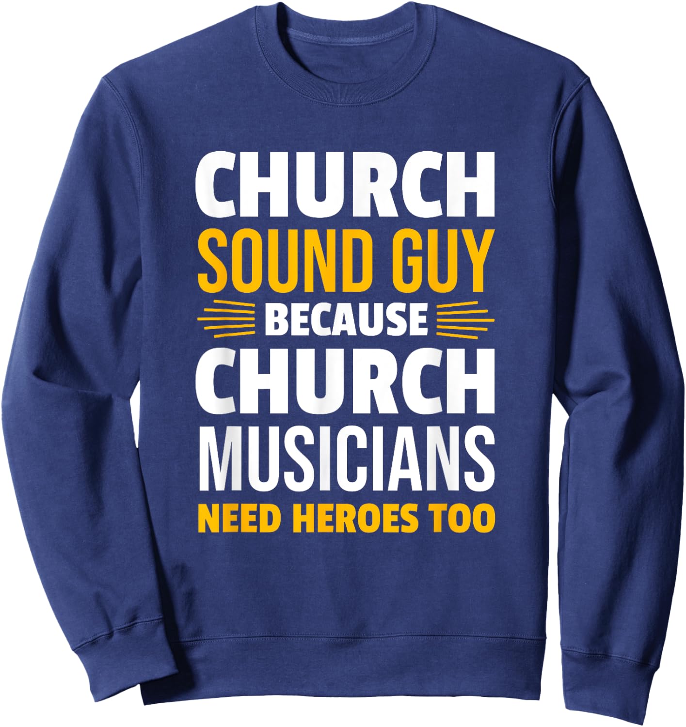 Audio Technician Church Sound Engineer Gift Sweatshirt - Sweatshirt | Navy