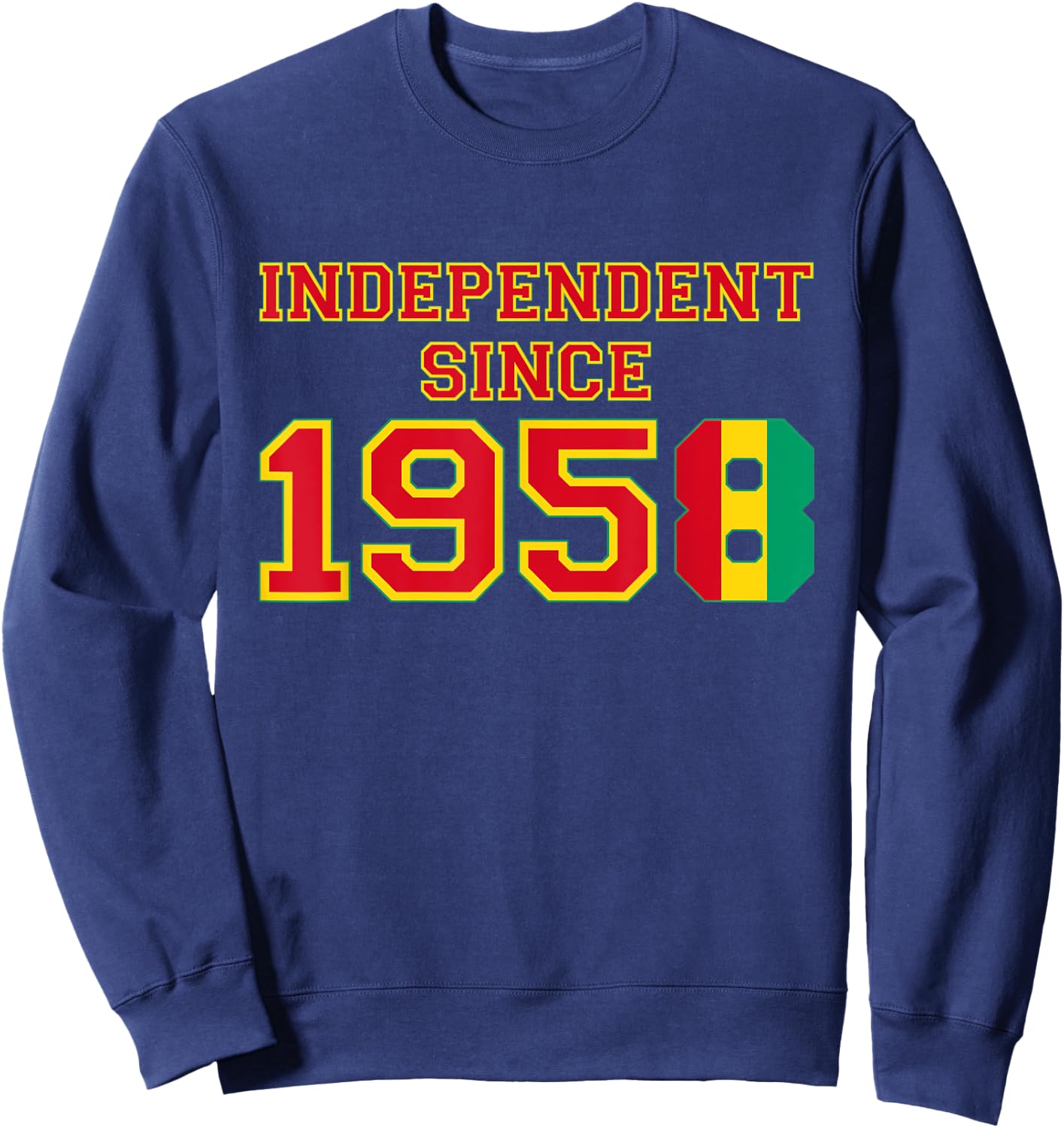 Guinea - Independent Since 1958 Sweatshirt - Sweatshirt | Navy