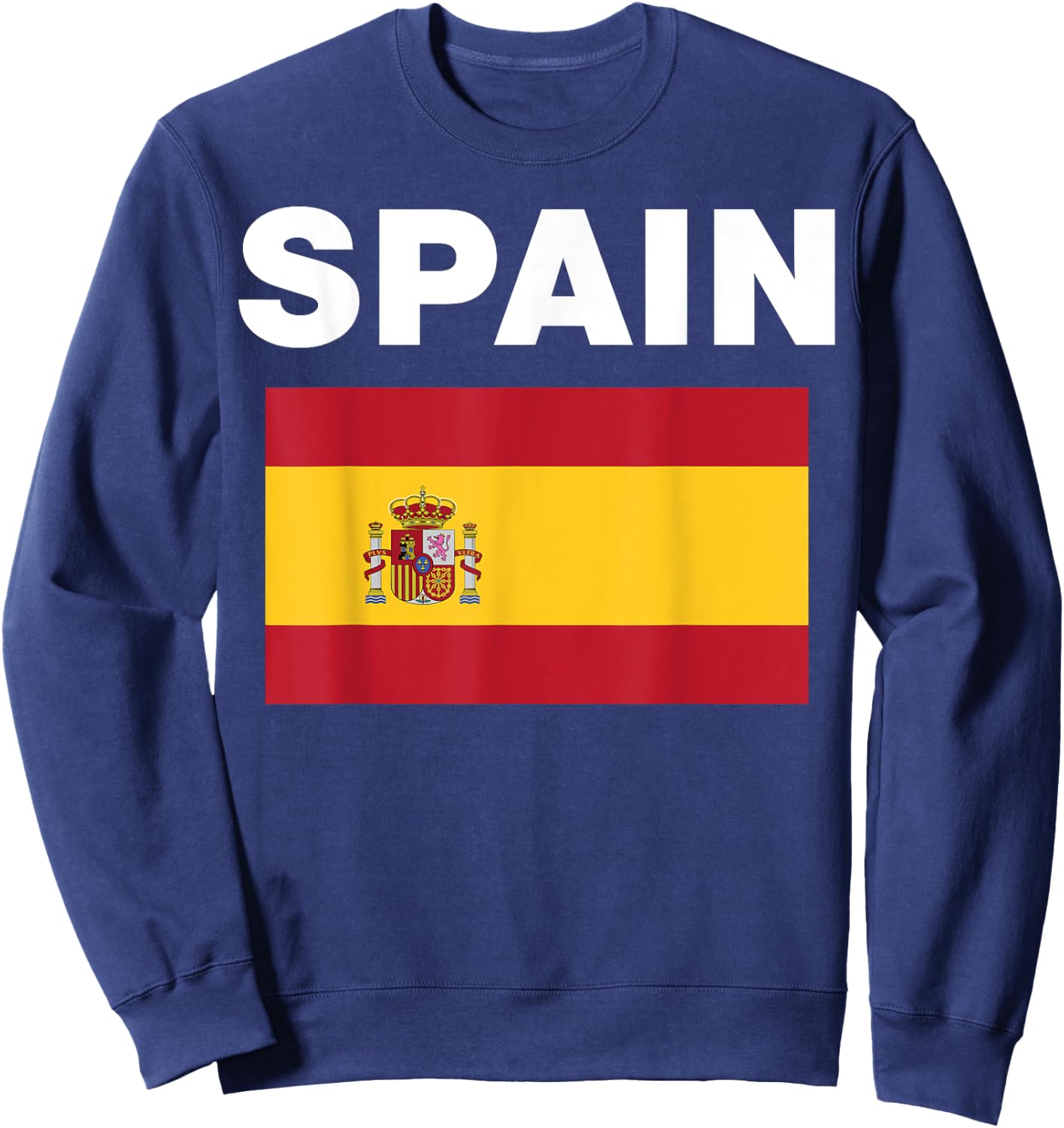 Spain Spanish Flag Heritage Sweatshirt - Sweatshirt | Navy