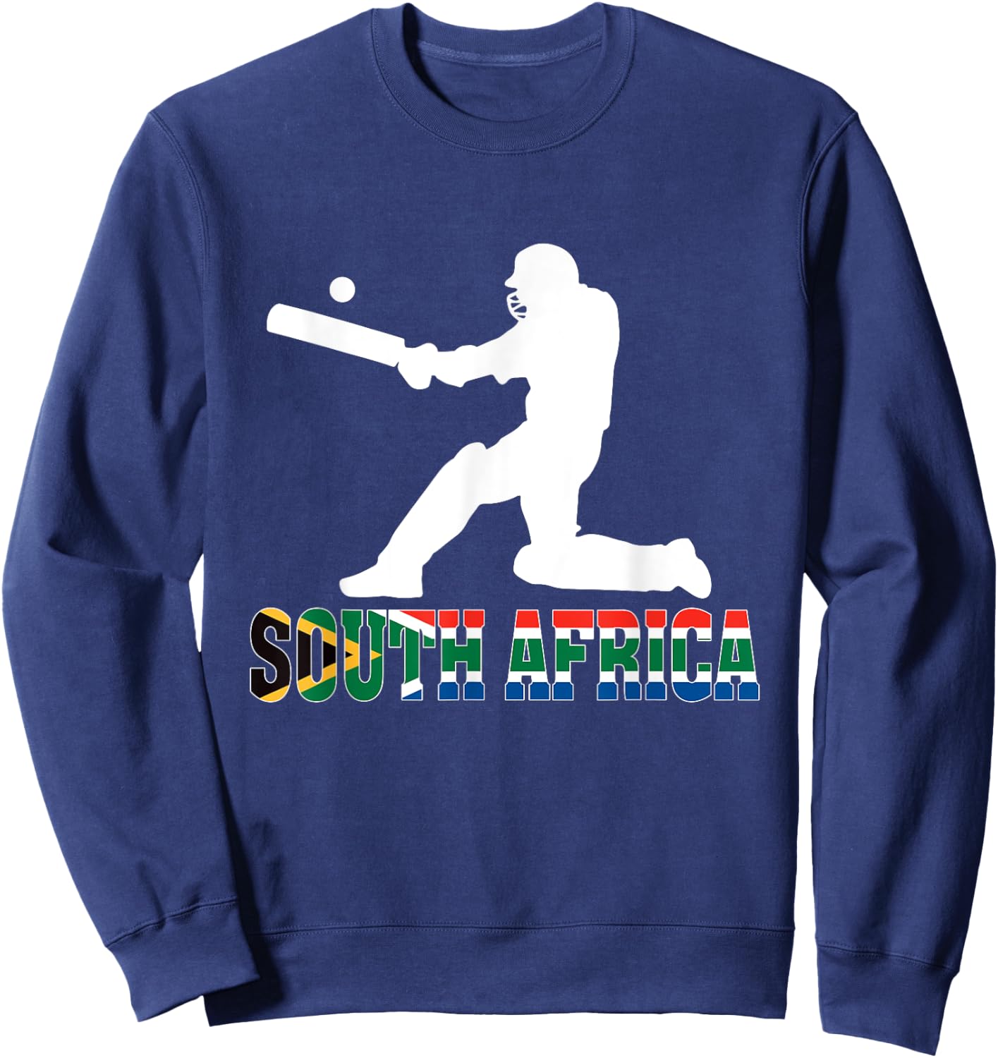South Africa Cricket Fan Jersey 2025 Afrikaans Cricket Sweatshirt - Sweatshirt | Navy
