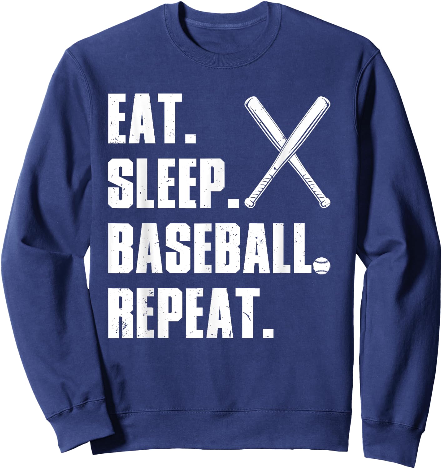 Funny Baseball Design Women Baseball Player Sports Sweatshirt - Sweatshirt | Navy