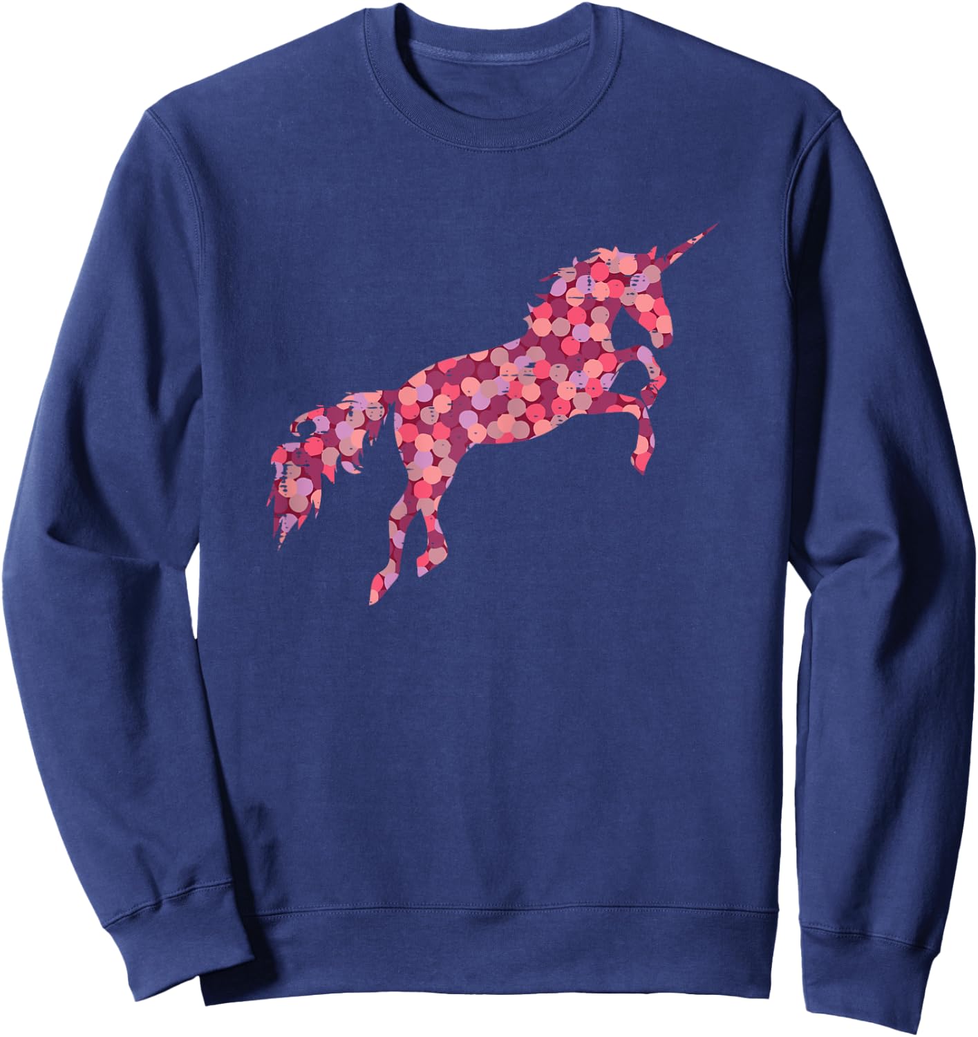 Unicorn Dots International Dot Day Girls Kids Toddler Youth Sweatshirt - Sweatshirt | Navy