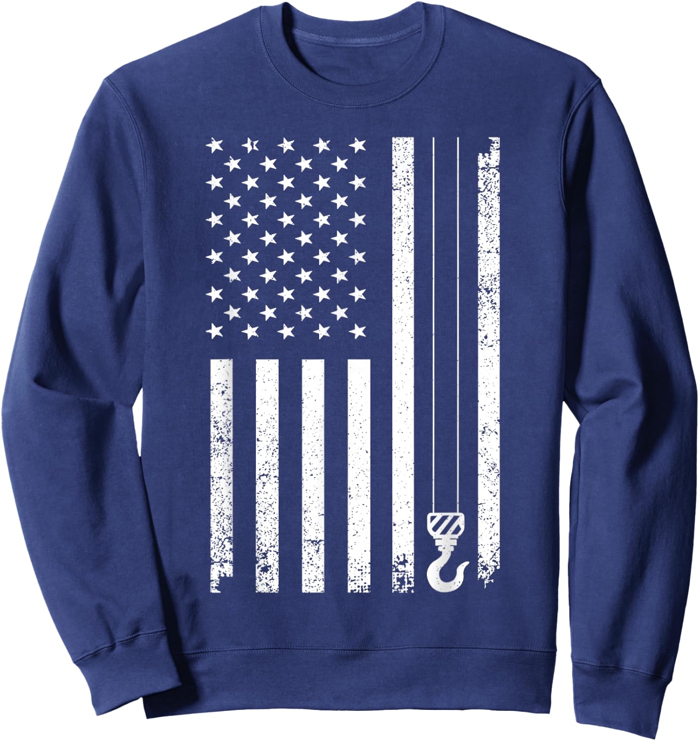 Cool Crane Operator Art Women Tower Crane Operator Sweatshirt - Sweatshirt | Navy