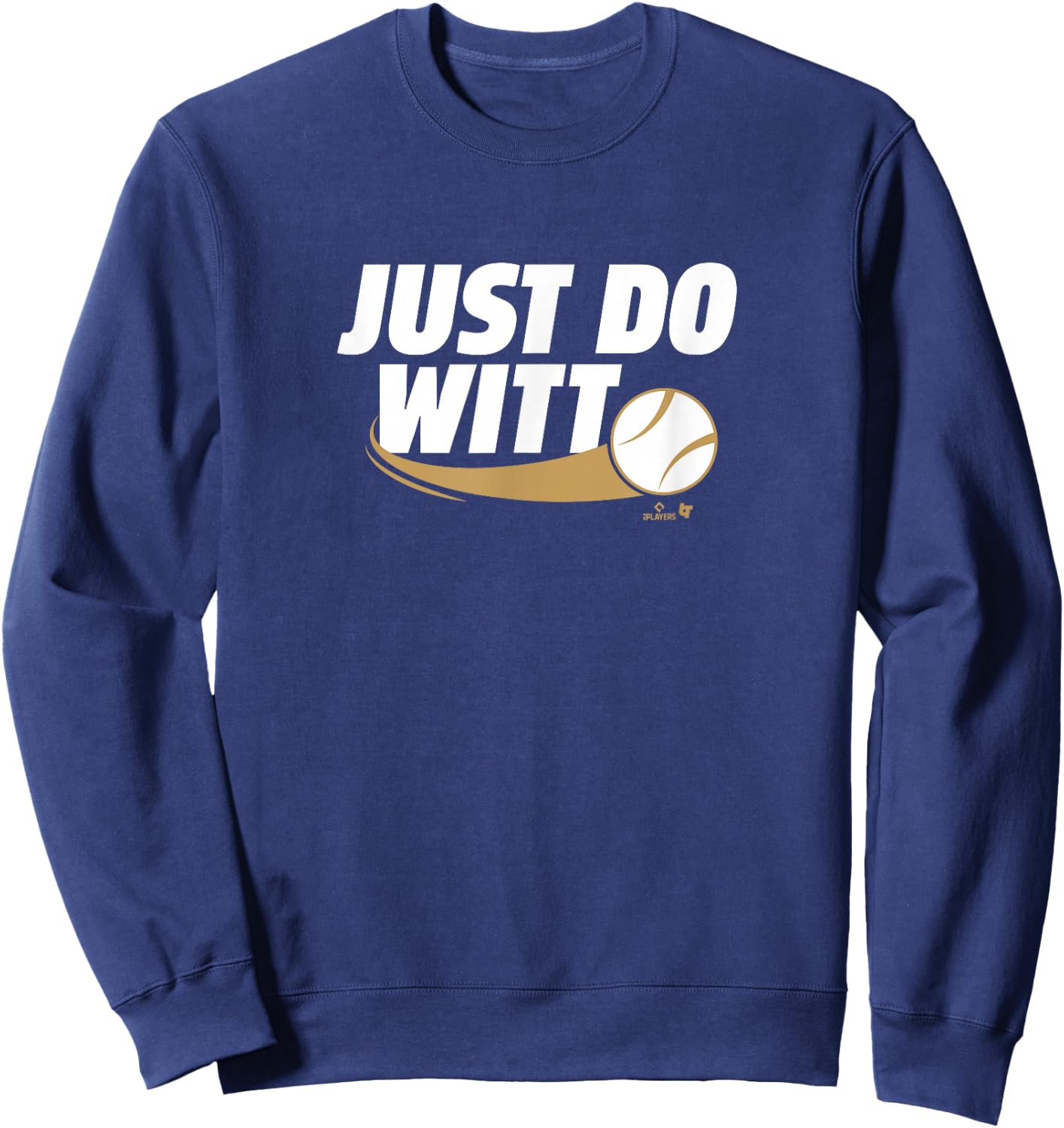 Bobby Witt Jr: Just Do Witt - Kansas City Baseball Sweatshirt - Sweatshirt | Navy