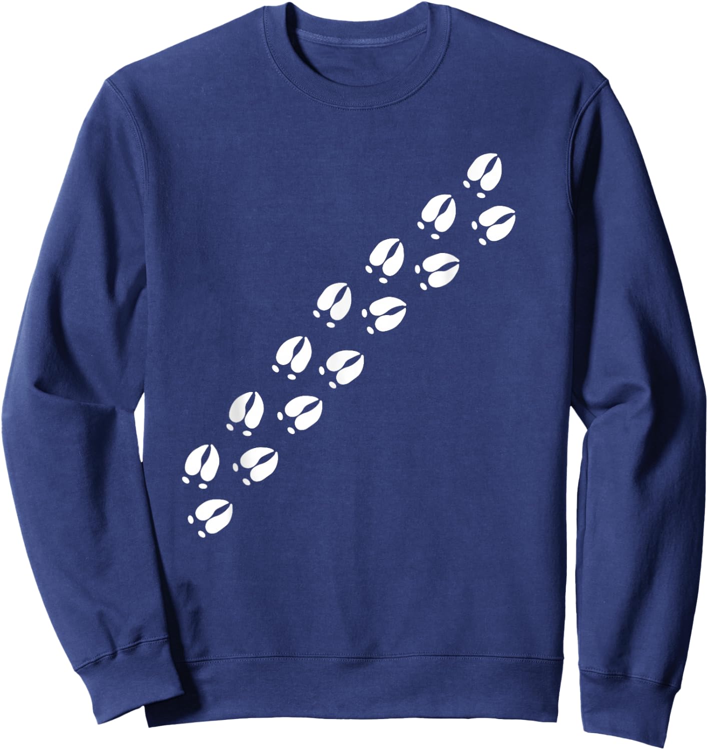 Tracks of Moose Sweatshirt - Sweatshirt | Navy