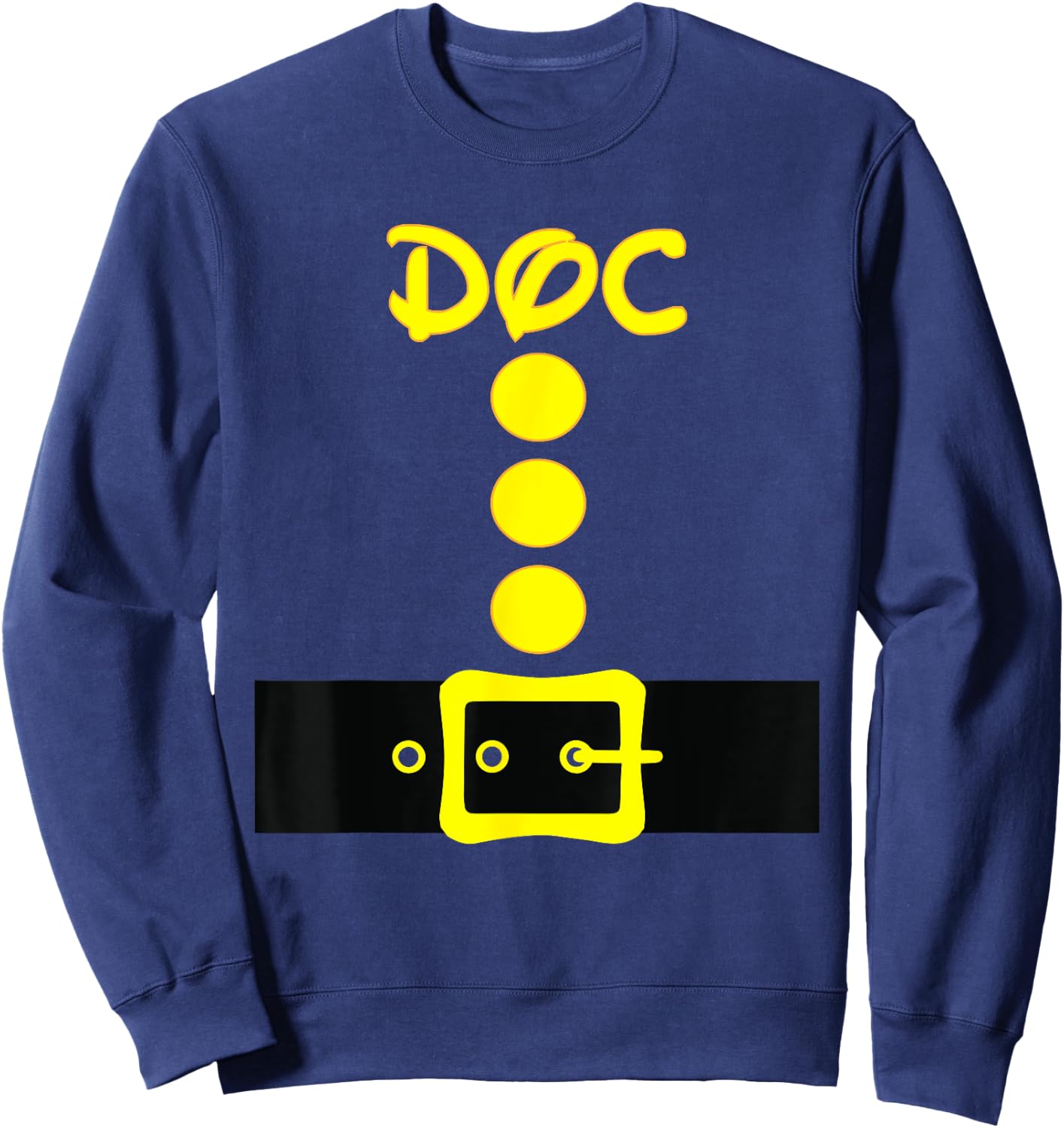 Dwarf Easy Halloween Group Men Women Kids Costume Matching Sweatshirt - Sweatshirt | Navy