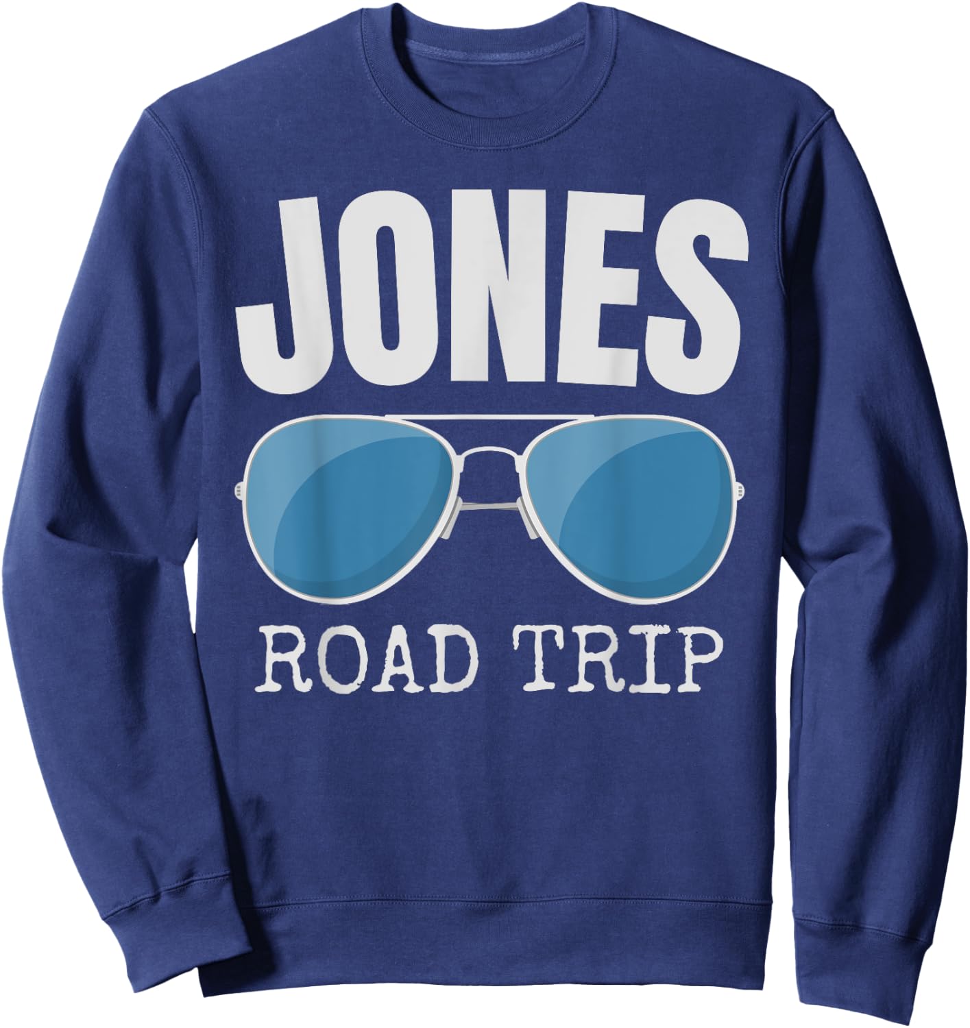 Jones Family Road Trip Aviator Retro Sunglasses Sweatshirt - Sweatshirt | Navy