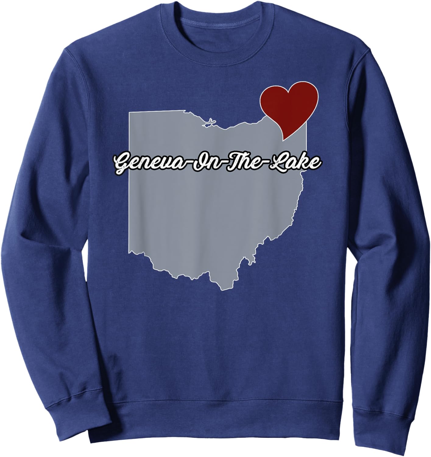Geneva-On-The-Lake - Ohio | OH USA City Souvenir City State Sweatshirt - Sweatshirt | Navy