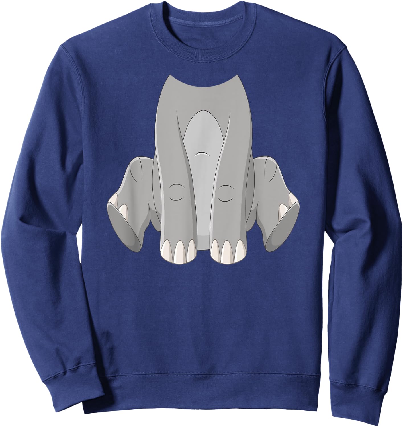 Elephant Costume Cute Boys Girls Zoo Sweatshirt - Sweatshirt | Navy