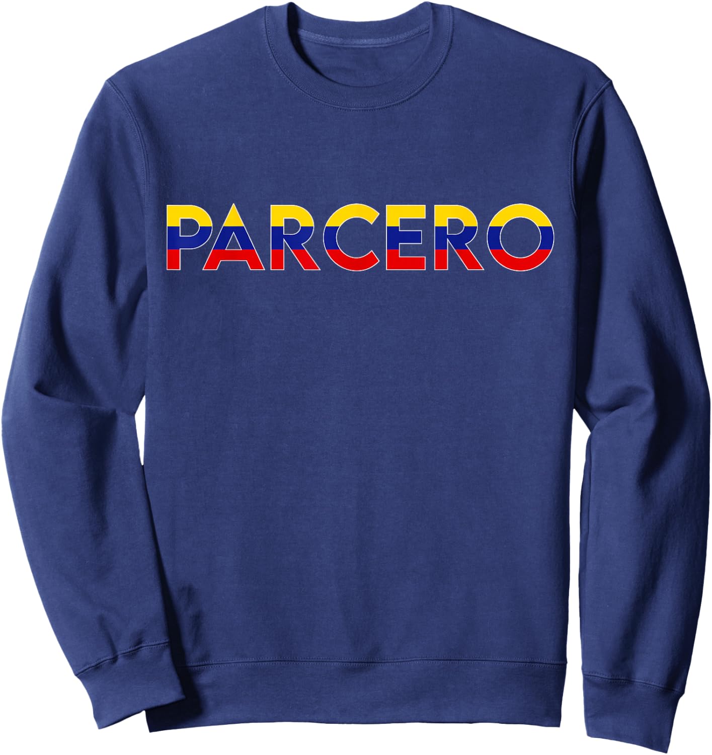 Parcero Colombian Flag Camiseta DNA Pride Colombiano Men Boy Sweatshirt - Sweatshirt | Navy