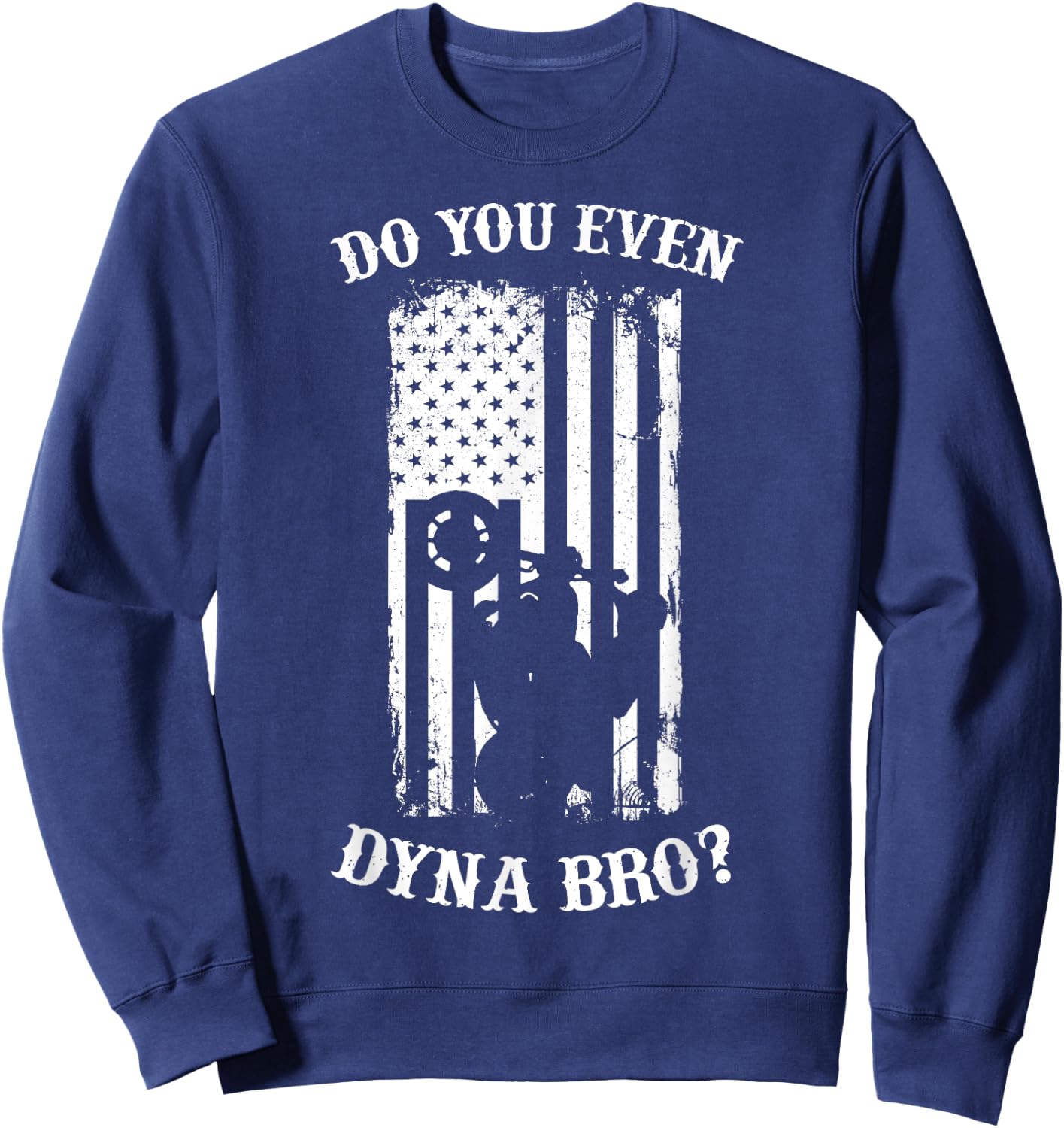 Wheelie Motorcycle Rider Stunt Rider Club style Motorcycle Sweatshirt - Sweatshirt | Navy