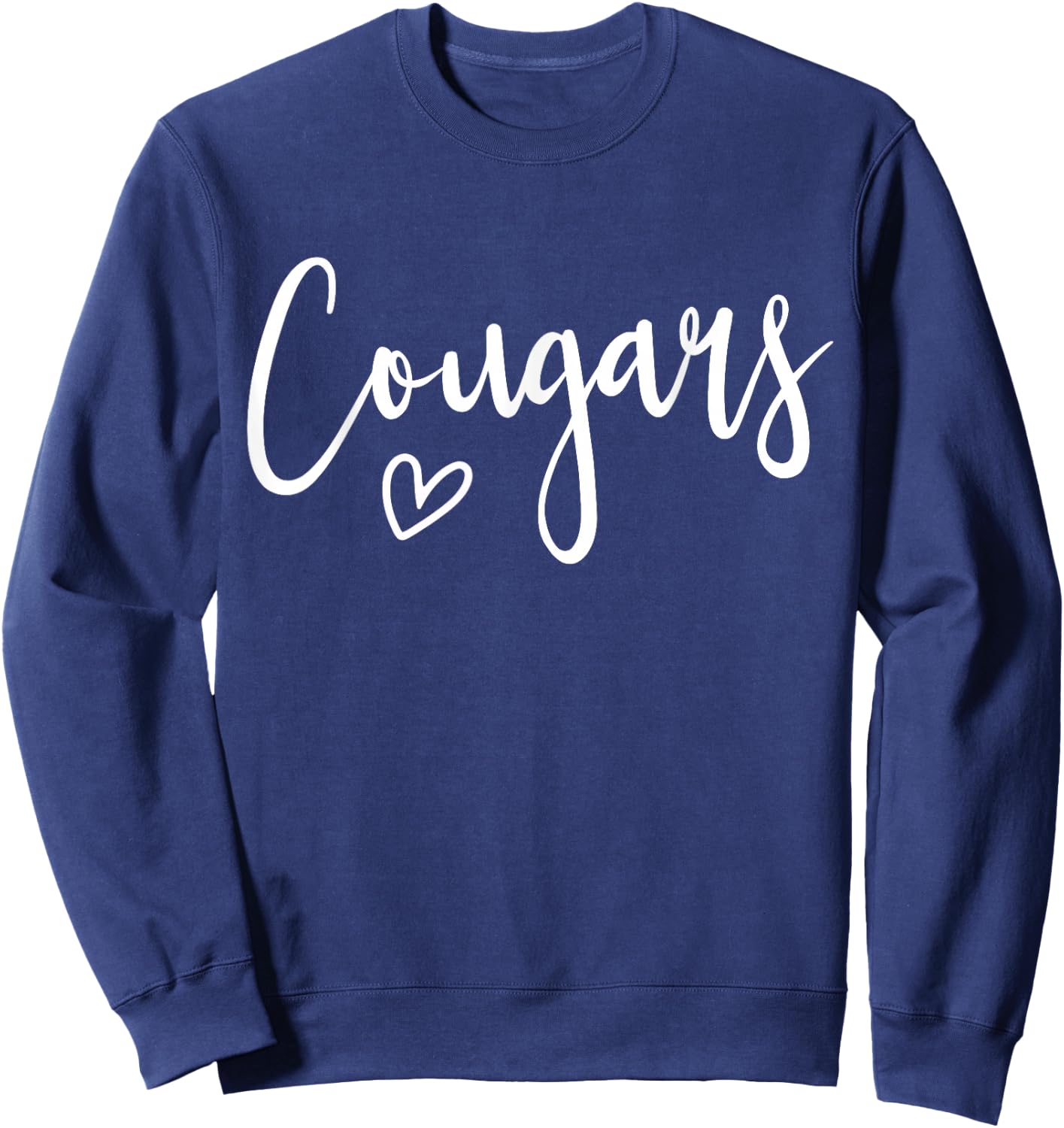 Cougars High School Cougars Sports Team Women's Cougars Sweatshirt - Sweatshirt | Navy