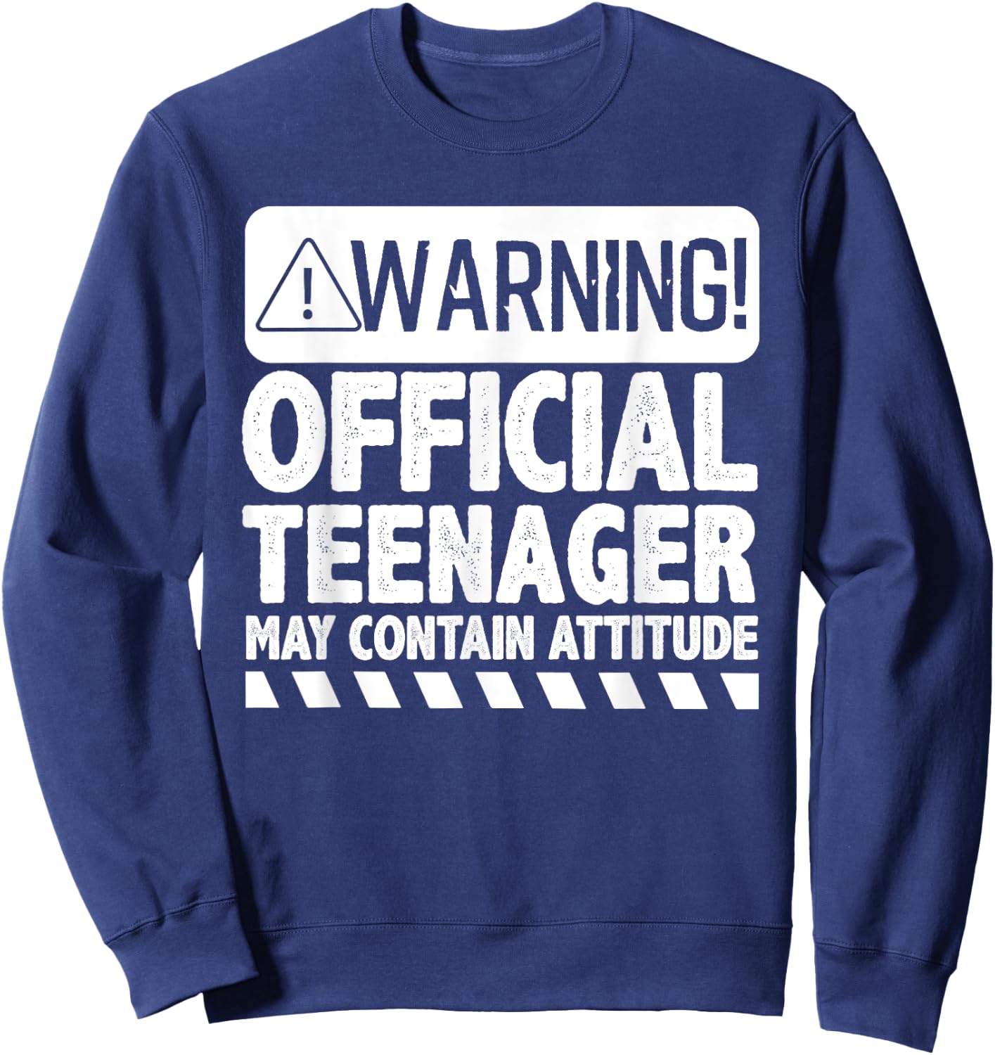 Cool Official Teenager For Boys Girls Teen 13 Year Old B-Day Sweatshirt - Sweatshirt | Navy