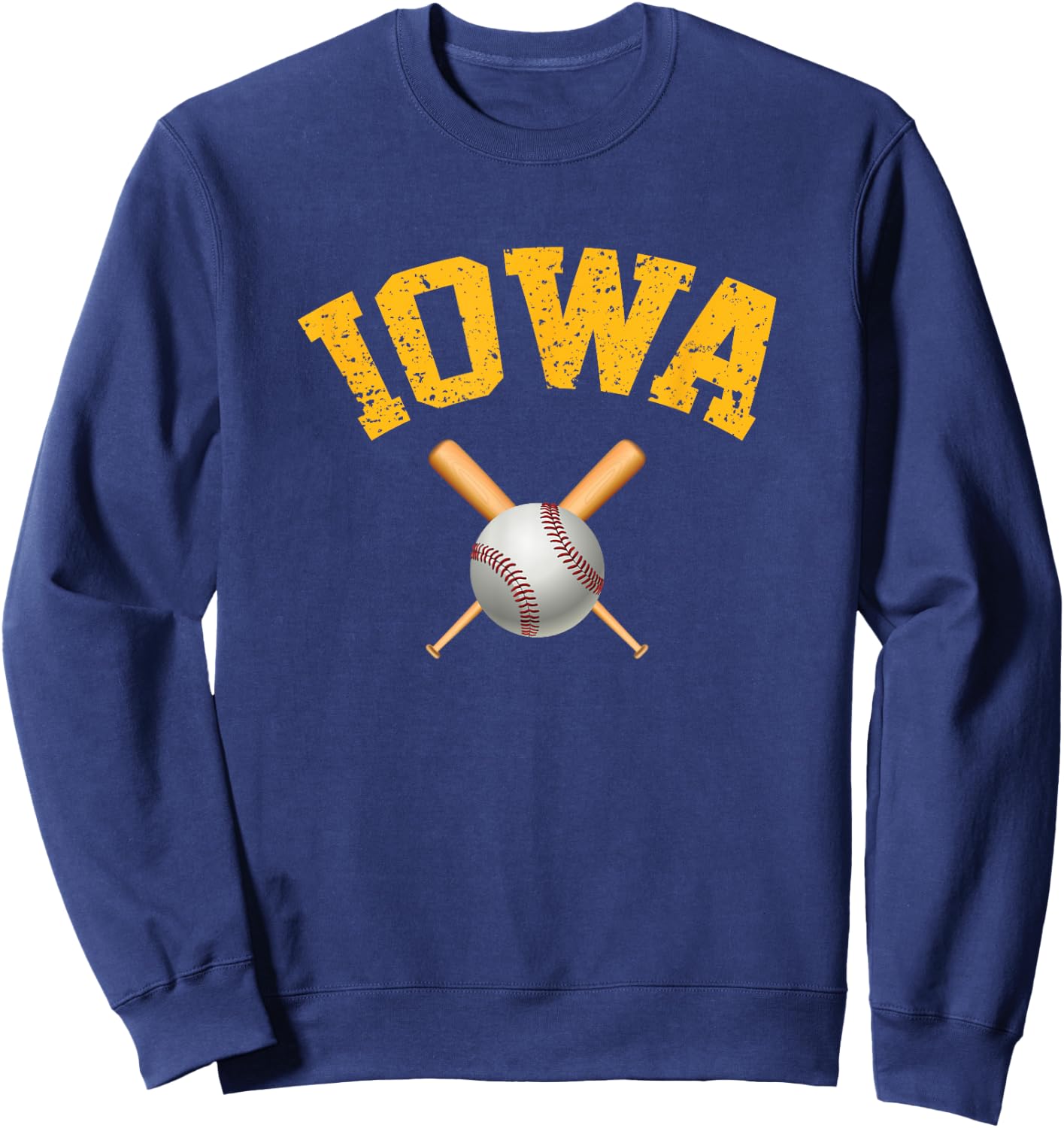 Iowa Baseball Sweatshirt - Sweatshirt | Navy