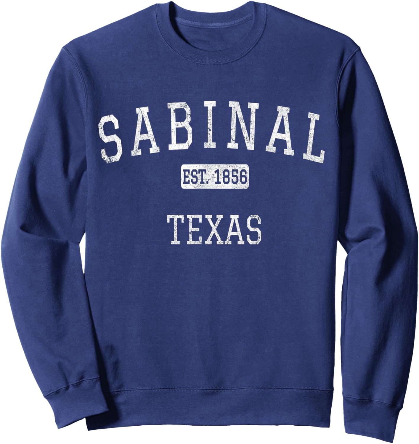 Sabinal Texas TX Vintage Sweatshirt - Sweatshirt | Navy