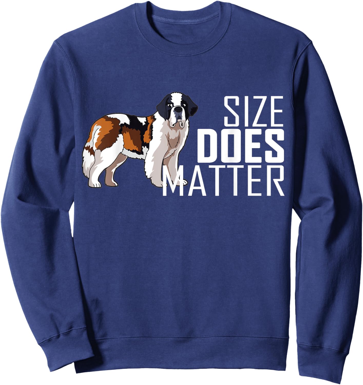 Dog Outfit Dog Owner Best Friend Saint Bernard Women Girls Kids Sweatshirt - Sweatshirt | Navy