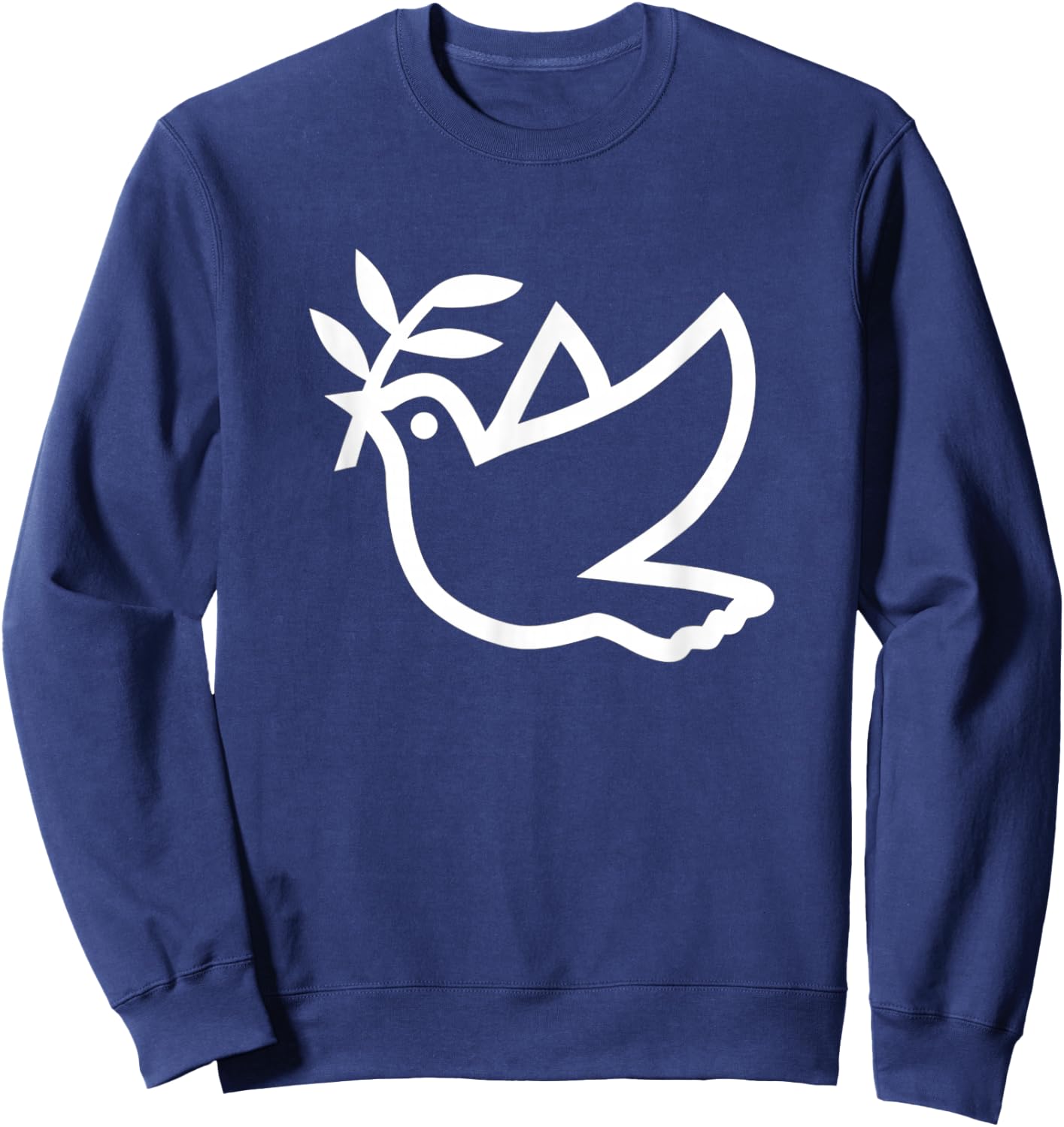 Peace Dove Silhouette Logo Sweatshirt - Sweatshirt | Navy