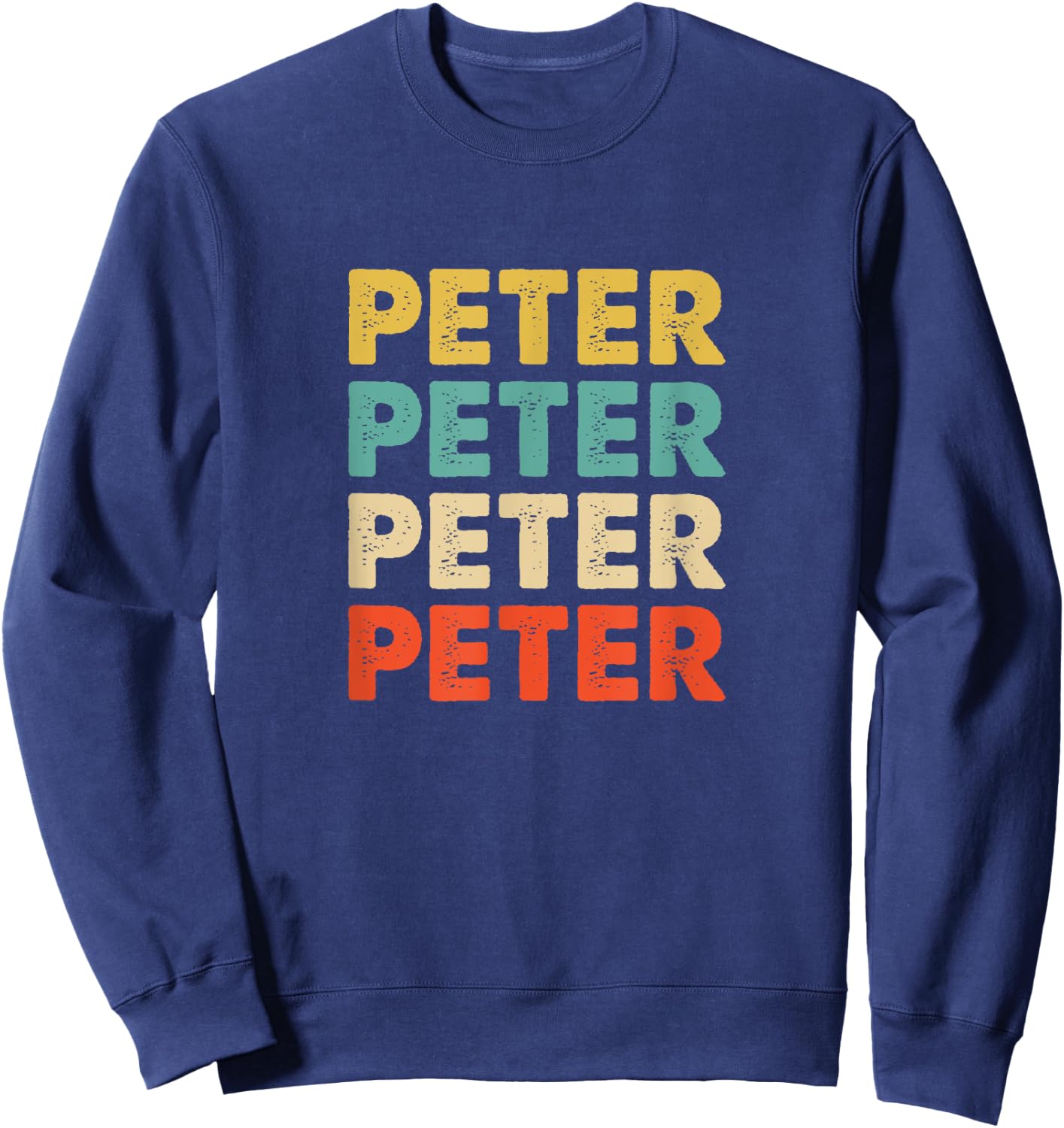 Peter Name Sweatshirt - Sweatshirt | Navy