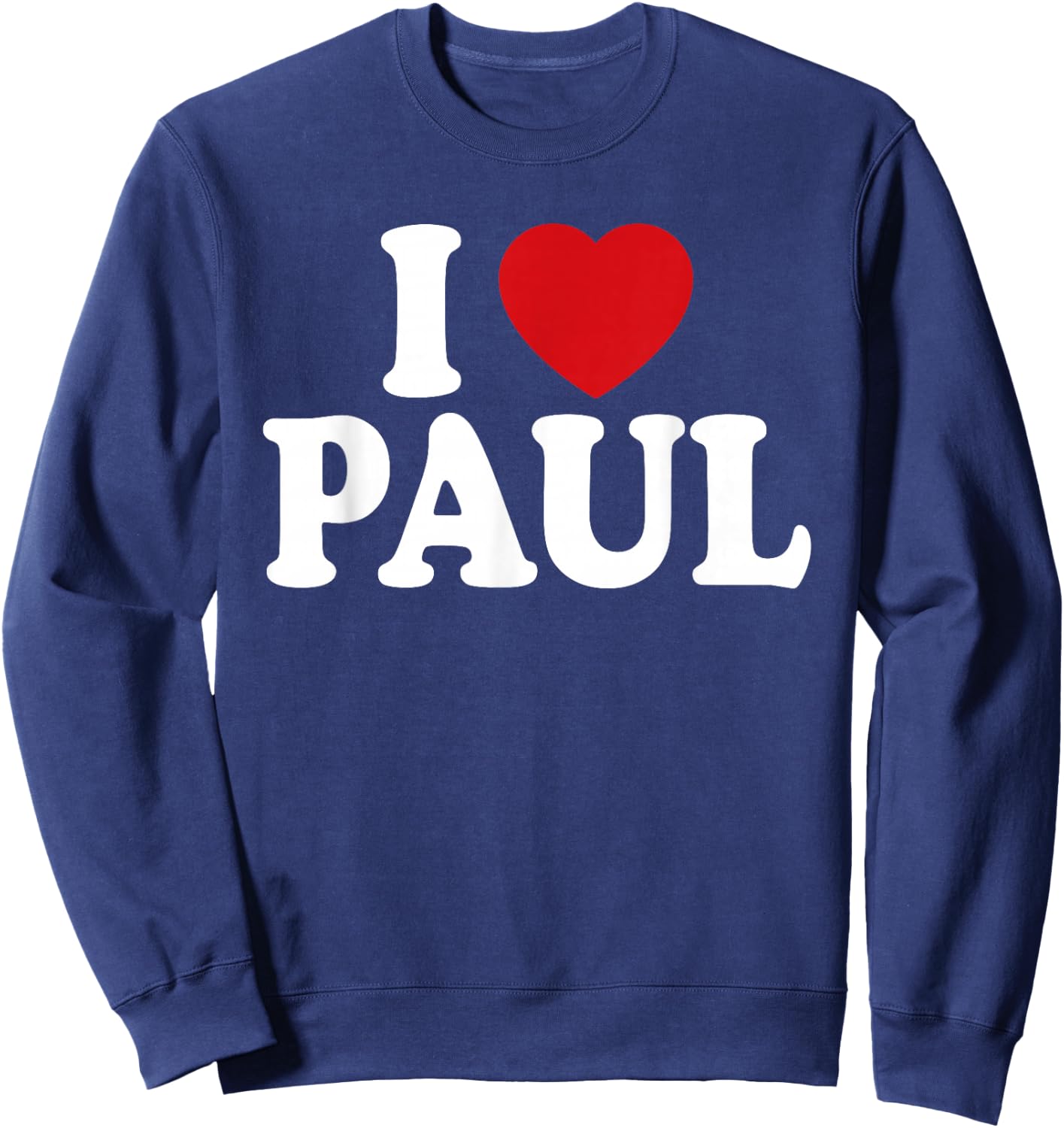 I Heart Love Paul Sweatshirt - Sweatshirt | Navy