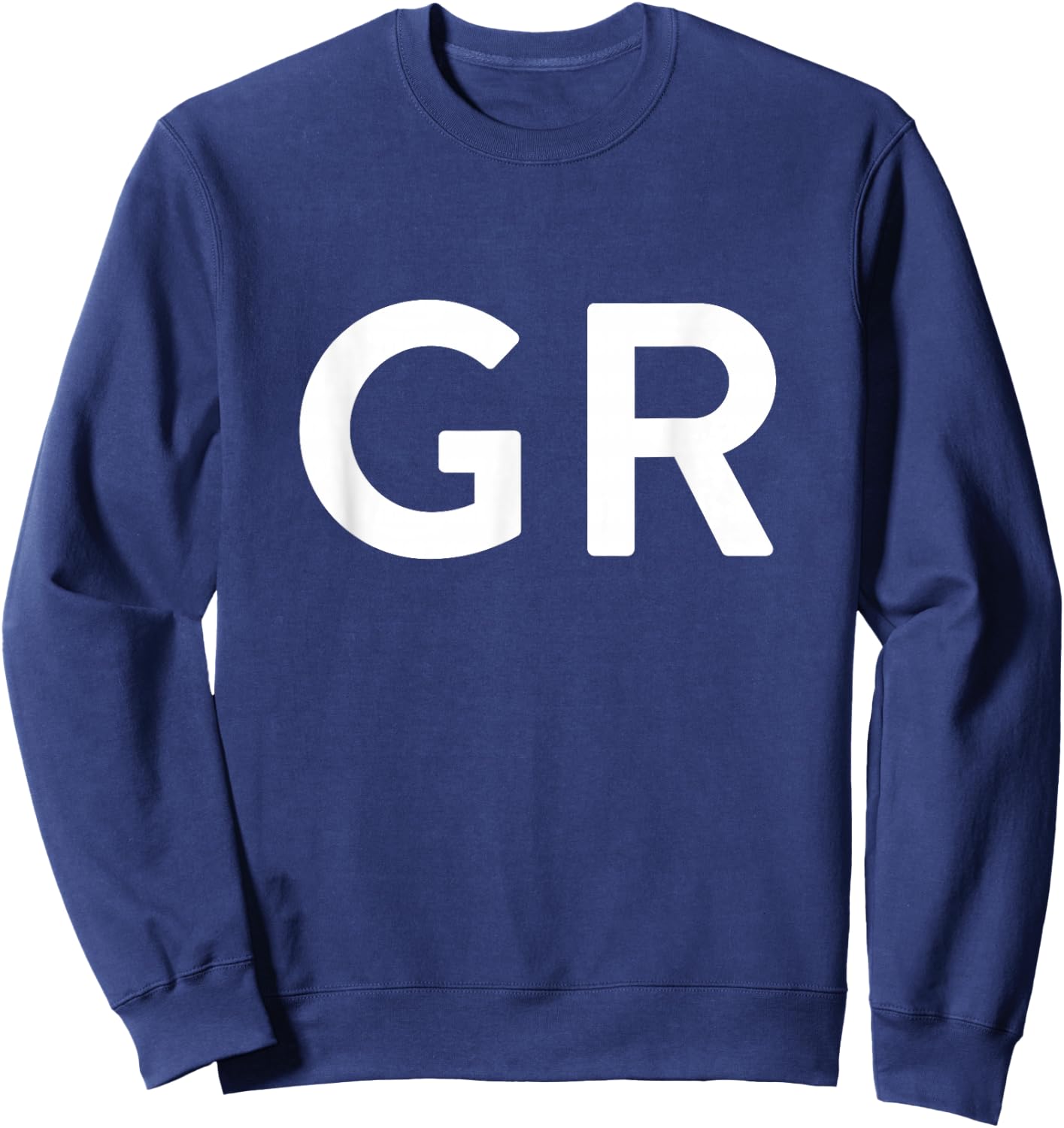 GR - Greece Three Part Combo Design - Greek Flag Part 1 Sweatshirt - Sweatshirt | Navy