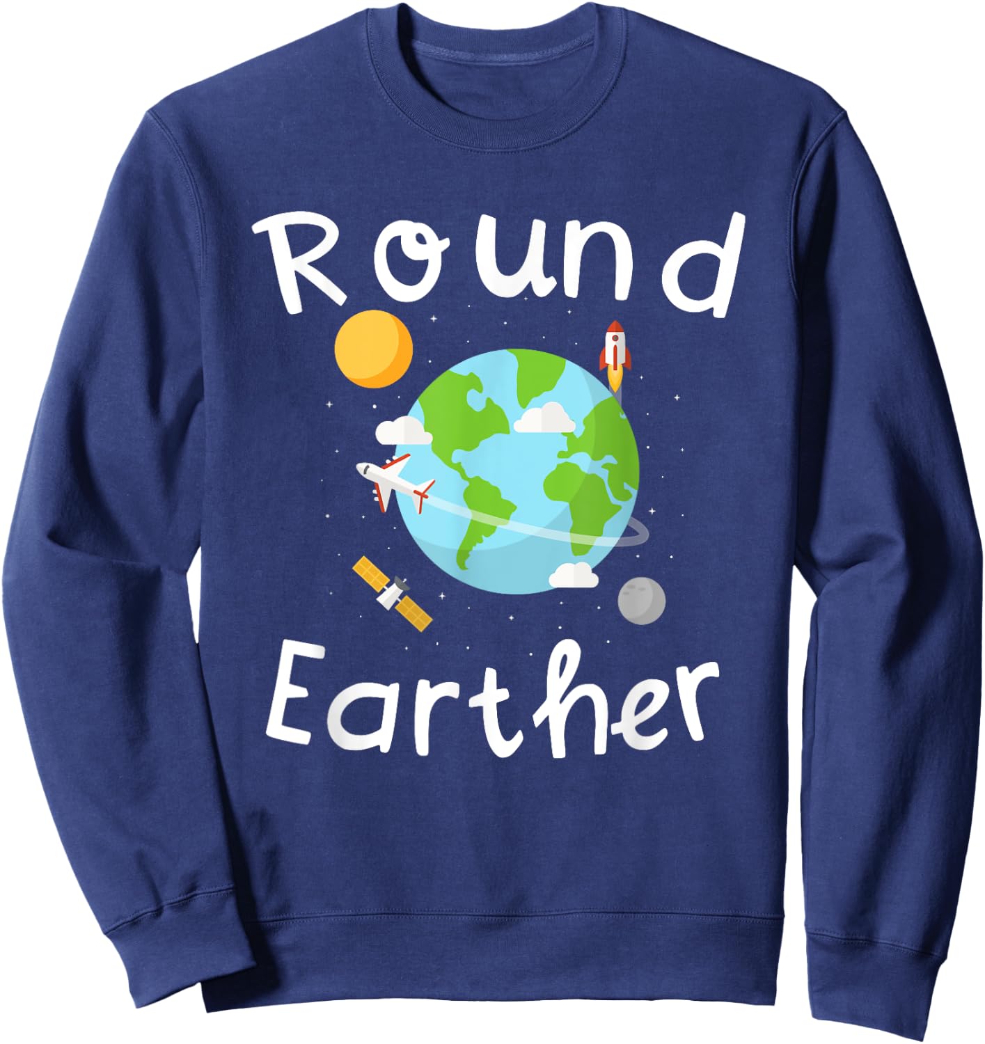 Round Earther Sweatshirt - Sweatshirt | Navy