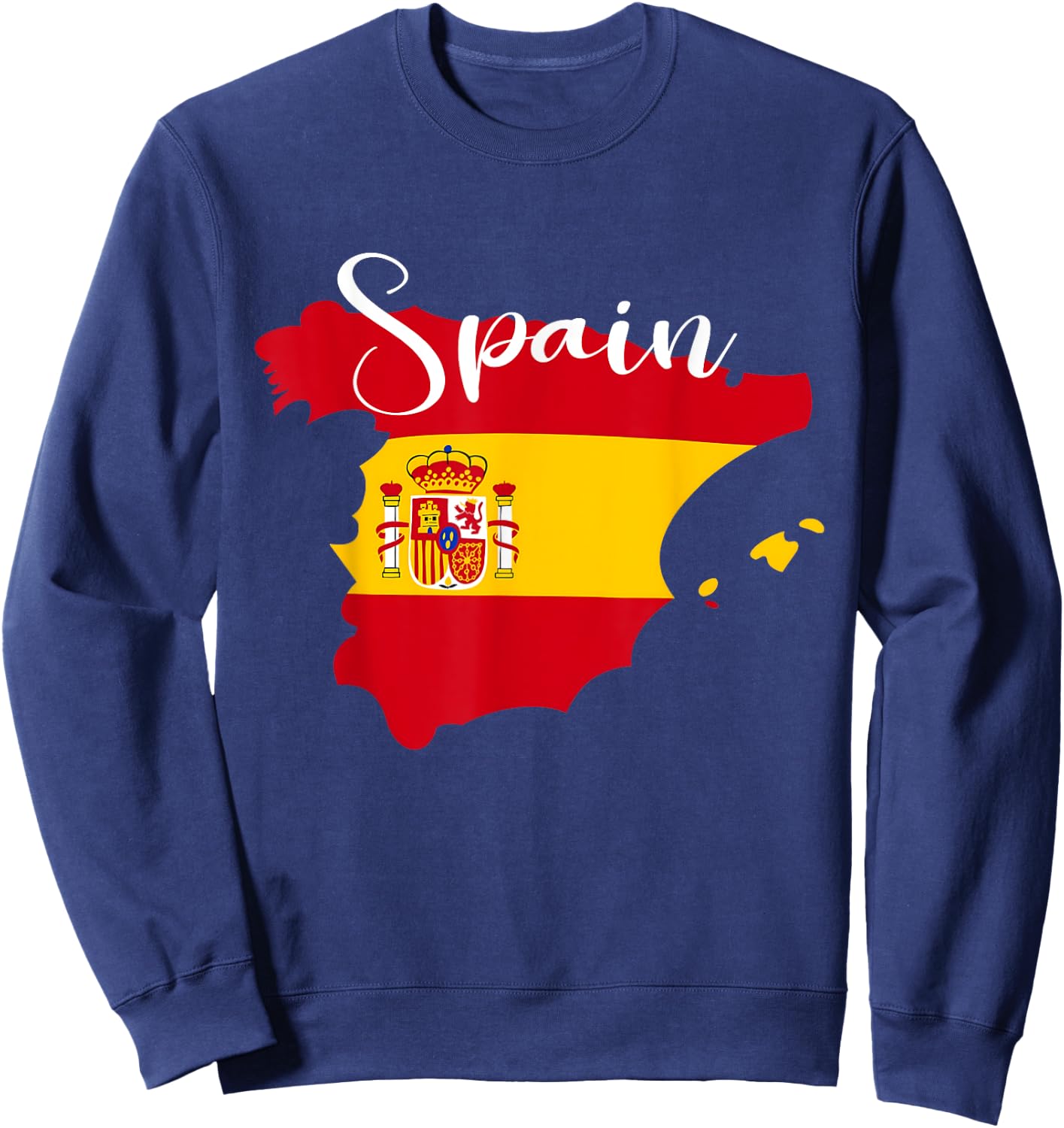 Spain , Spanish clothes, spain shirts Spain Sweatshirt - Sweatshirt | Navy