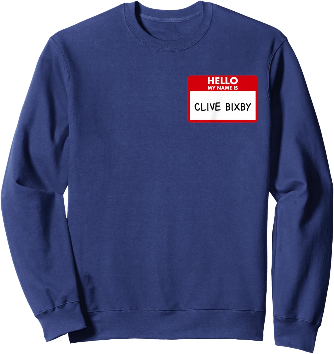 Hello My Name is Clive Bixby Phil Sweatshirt - Sweatshirt | Navy