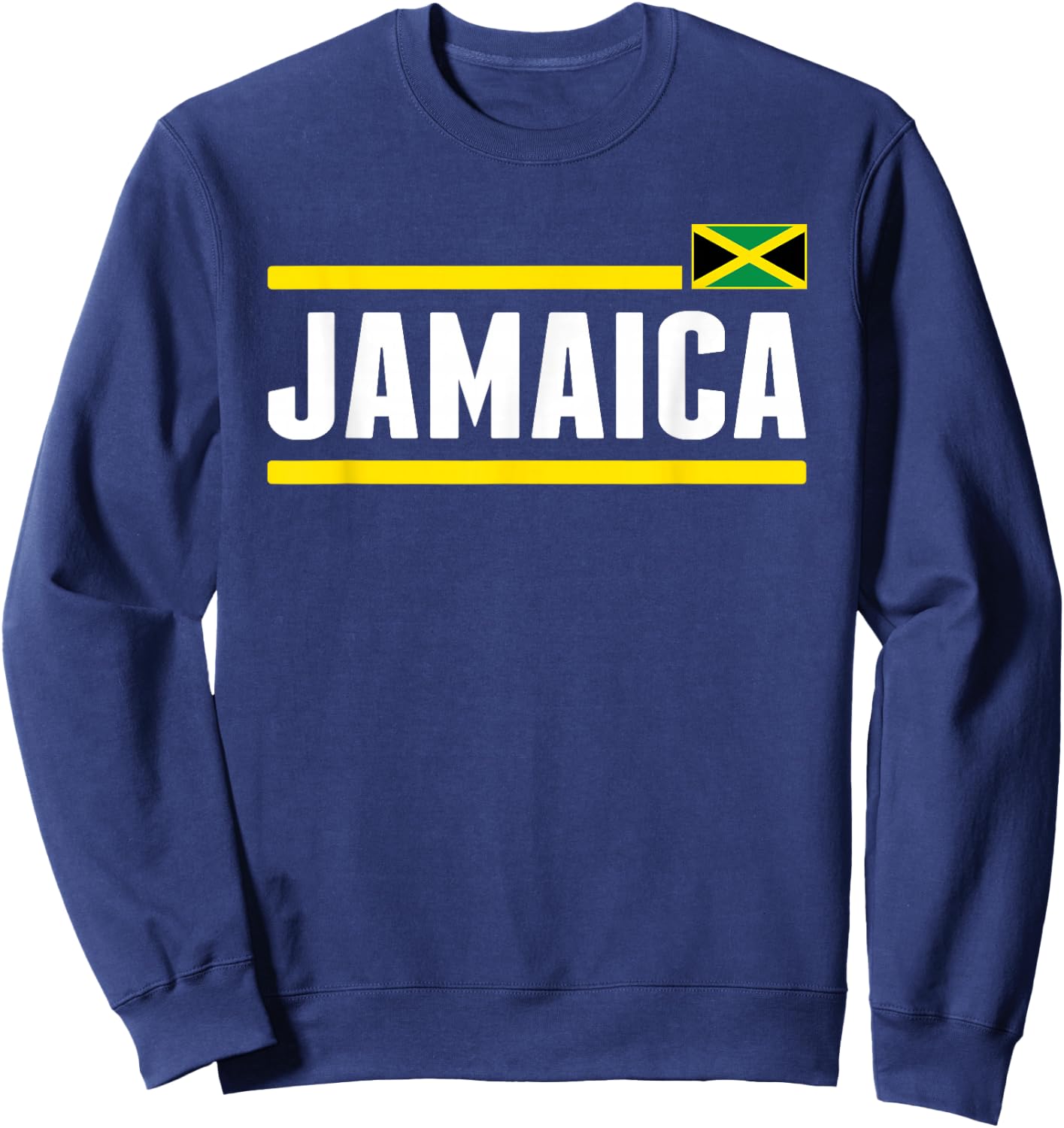 Retro Jamaica Flag Vintage Jamaican Men Souvenir Sweatshirt - Sweatshirt | Navy