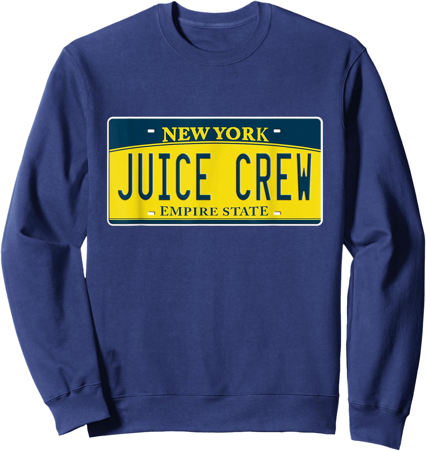 Juice Crew Queensbridge New York NY Old School Hip Hop Sweatshirt - Sweatshirt | Navy