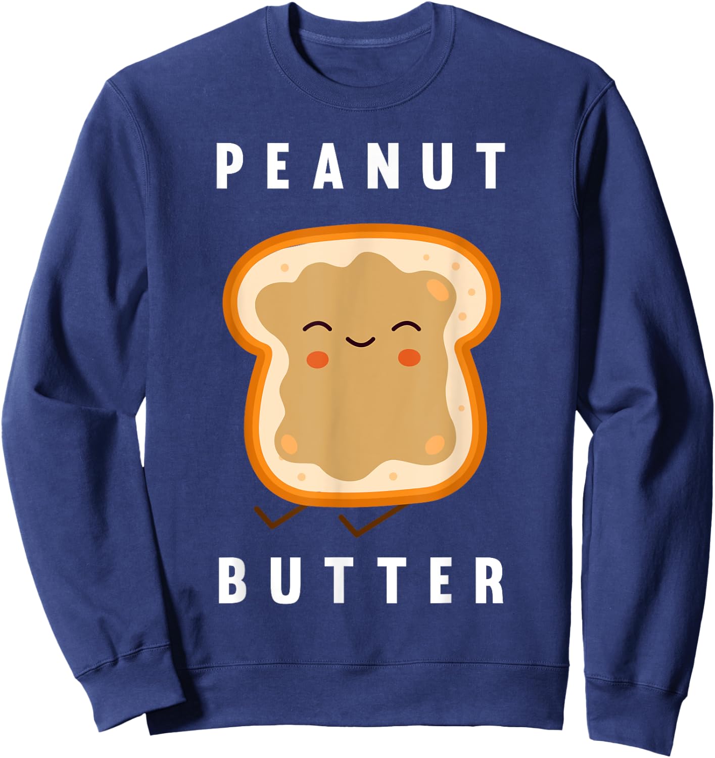 Peanut Butter And Jelly Best Friend Matching Sweatshirt - Sweatshirt | Navy