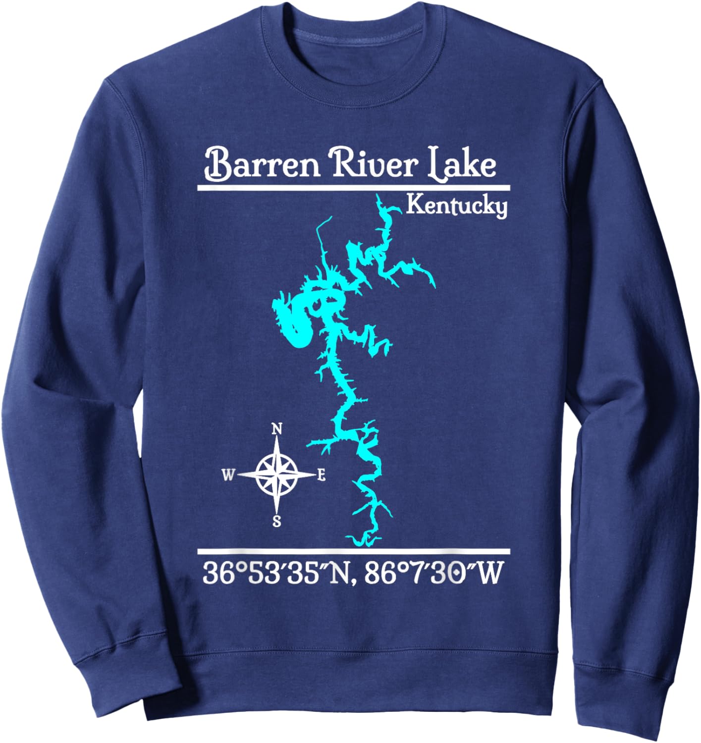 Barren River Lake, Kentucky Sweatshirt - Sweatshirt | Navy