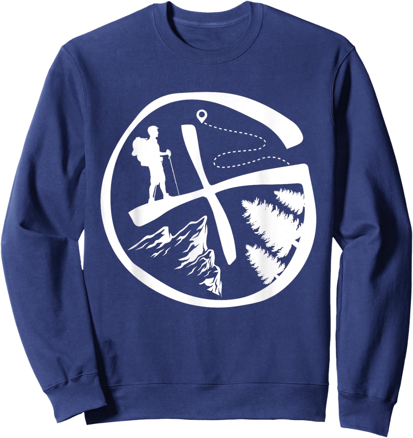 Geocaching GPS Treasure Hunt Geocach Geocacher Sweatshirt - Sweatshirt | Navy