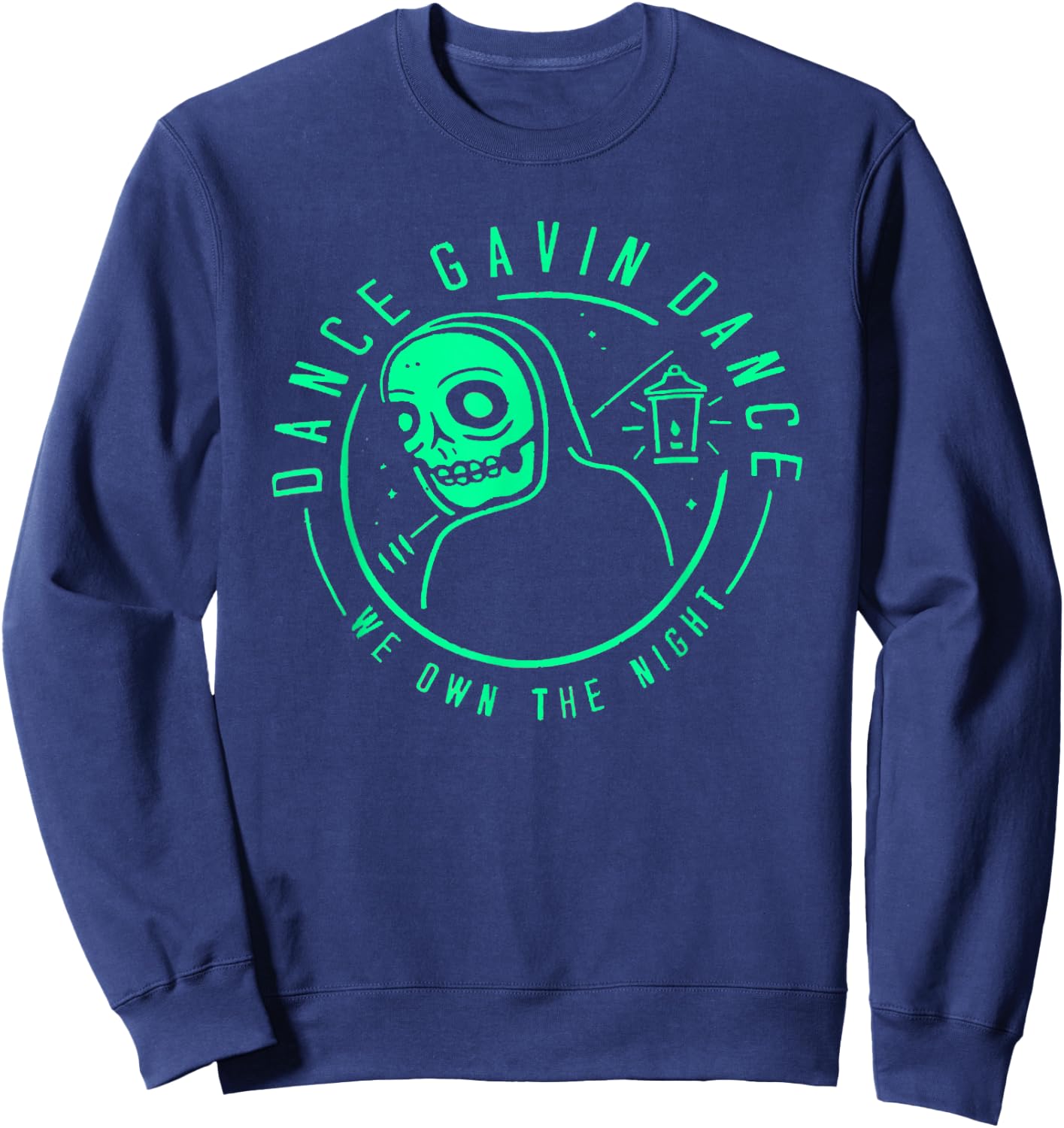 Dance Gavin Dance merch- we own the night -Dance Gavin Dance Sweatshirt - Sweatshirt | Navy