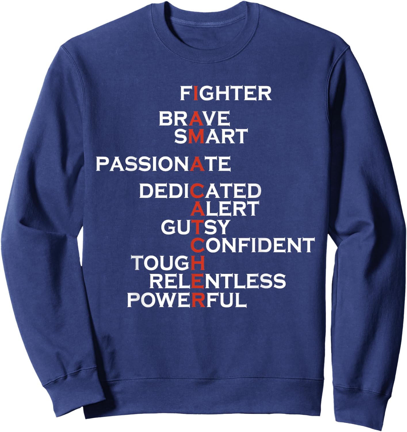 Backstop Funny Baseball Catcher Sweatshirt - Sweatshirt | Navy