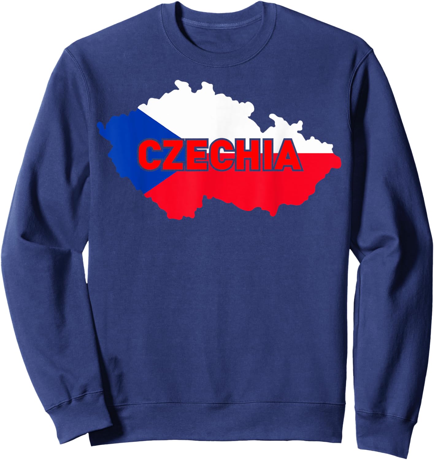 Proud Family and Patriotic Flag of Country Czechia Women Kids Men Sweatshirt - Sweatshirt | Navy