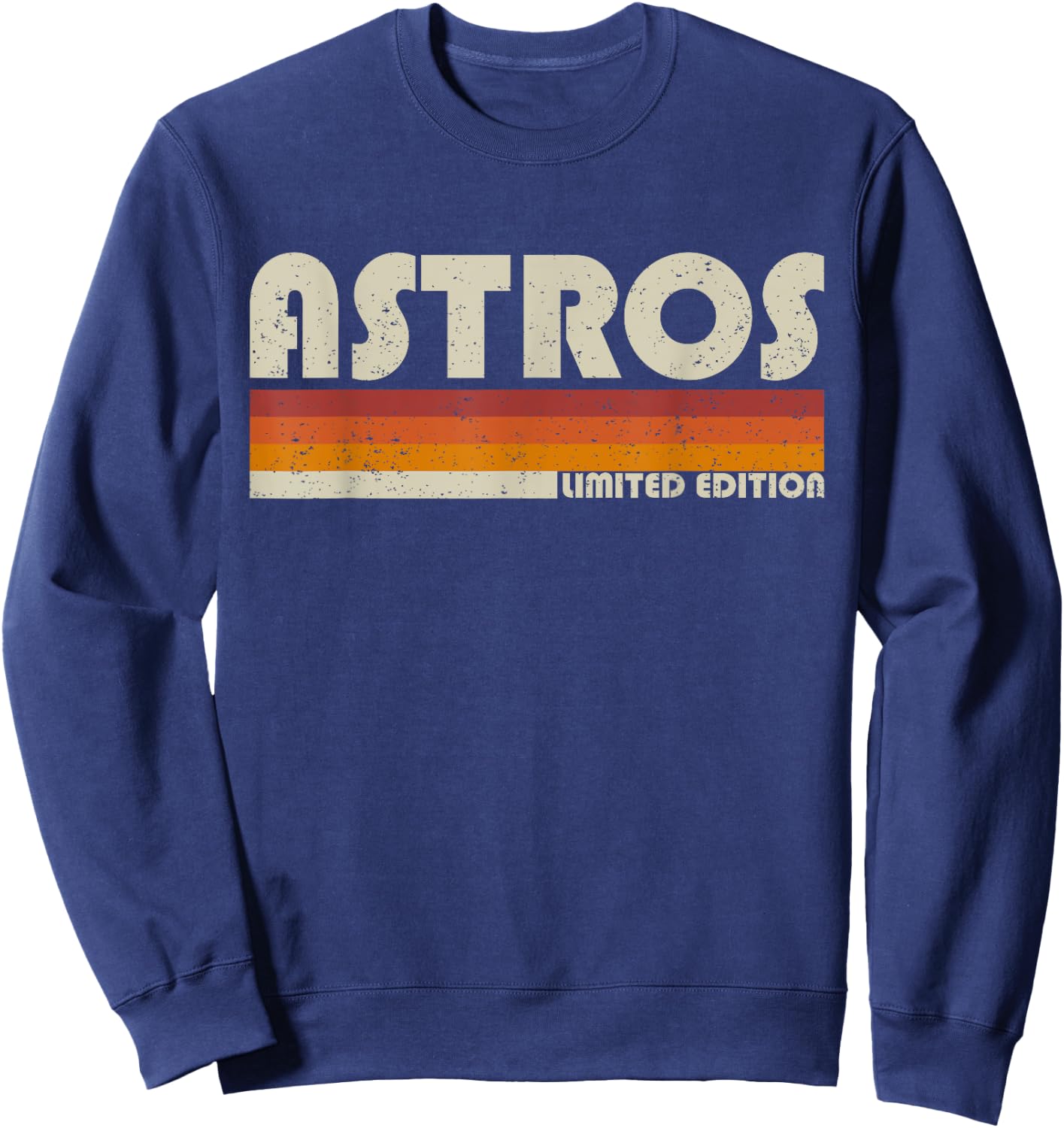 Astros Name Personalized Vintage Retro Gift Women Sweatshirt - Sweatshirt | Navy