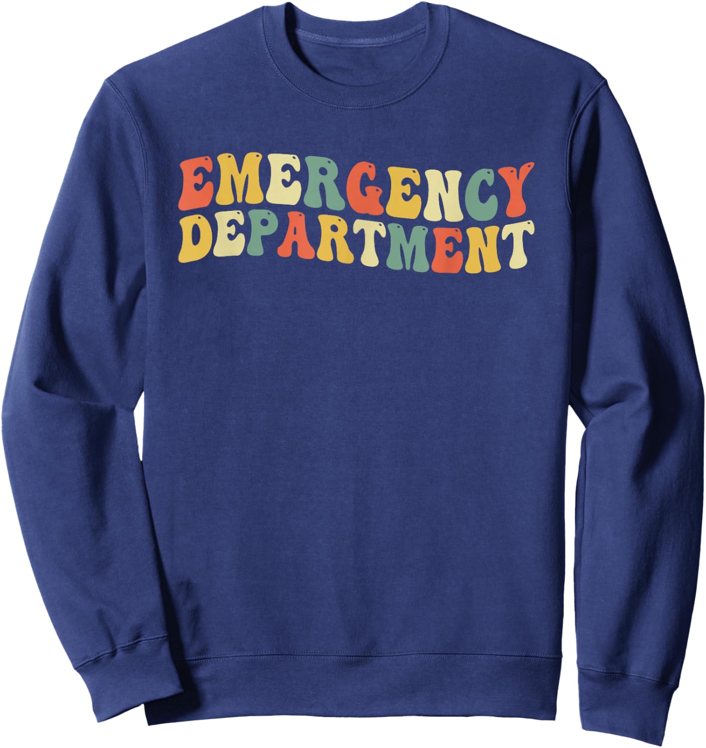 Emergency Department Emergency Room Healthcare Nursing Nurse Sweatshirt - Sweatshirt | Navy