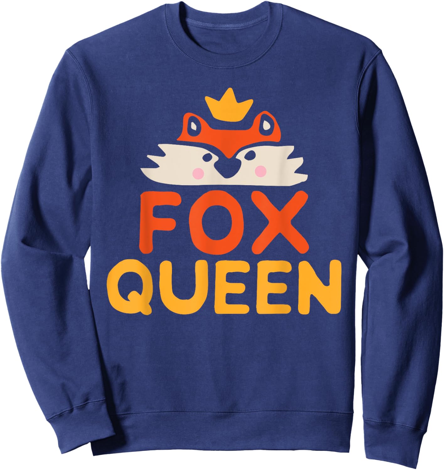 Fox Queen Sweatshirt - Sweatshirt | Navy