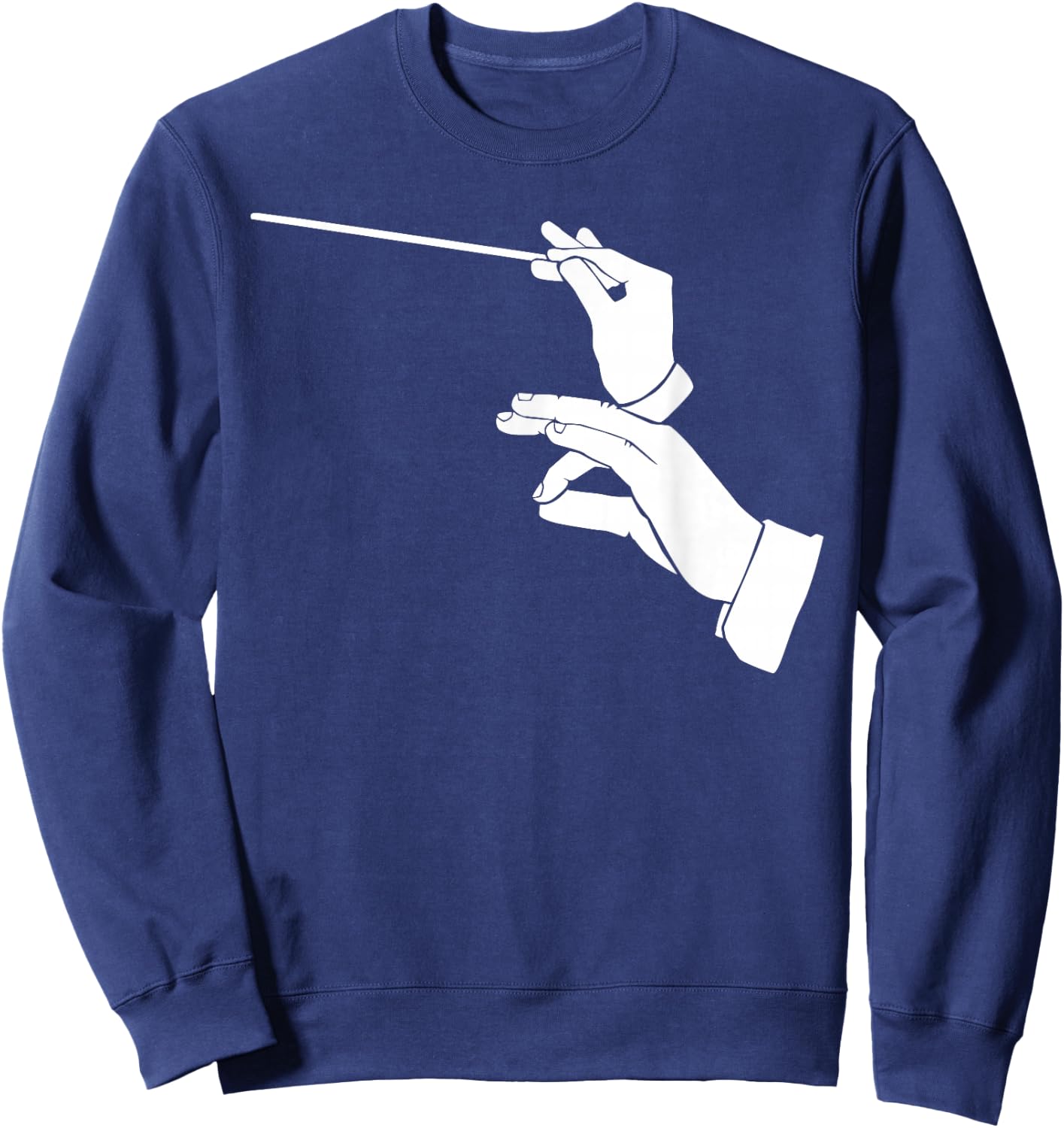 Conductor Clock Music Orchestra Sweatshirt - Sweatshirt | Navy